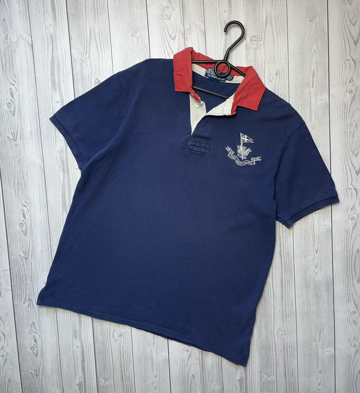 Polo Ralph Lauren × Vintage Vintage polo Ralph Lauren big logo size XL Size US XL / EU 56 / 4 - 1 Thumbnail