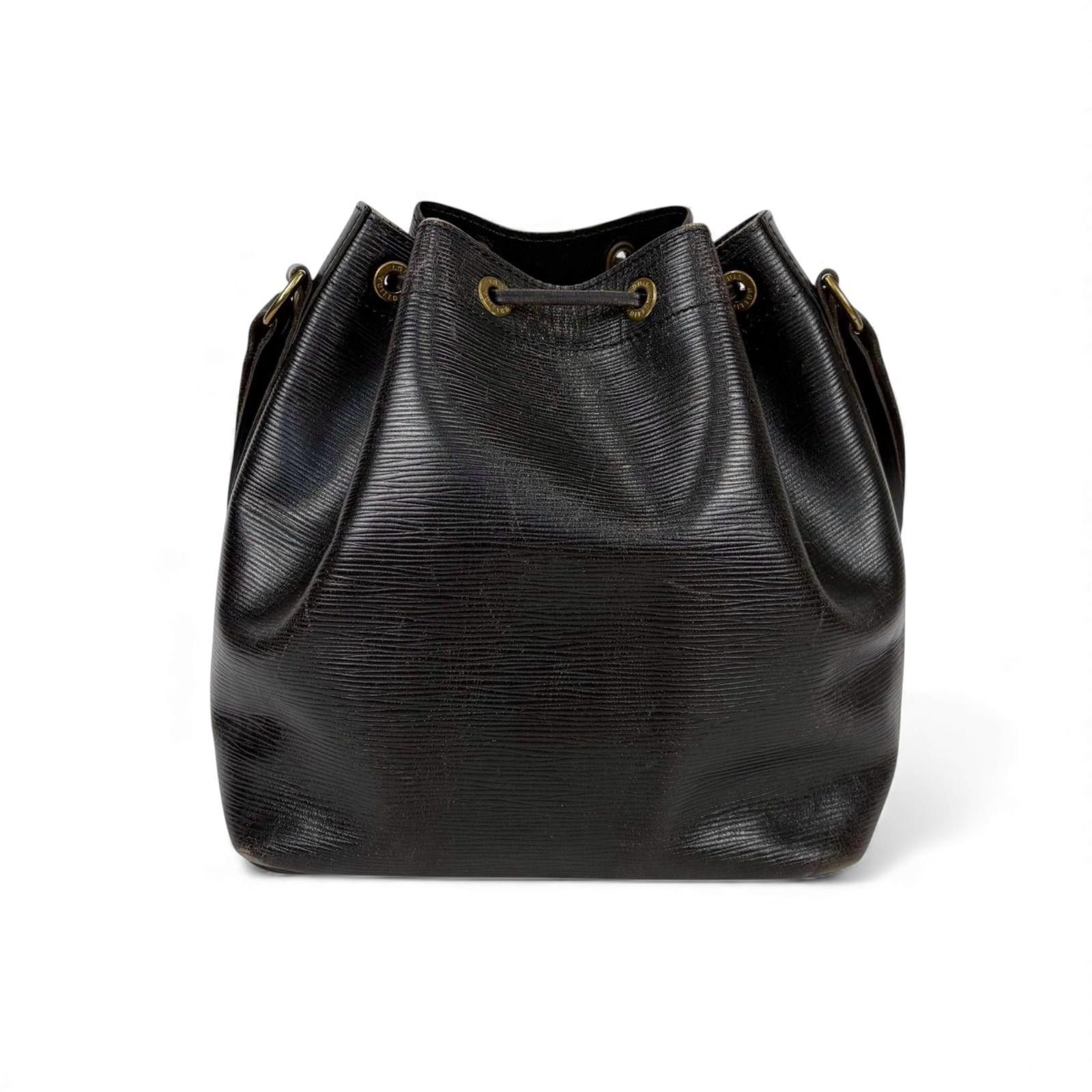 Louis Vuitton Louis Vuitton - Black Epi Leather Noé Shoulder Bag Size ONE SIZE - 4 Thumbnail