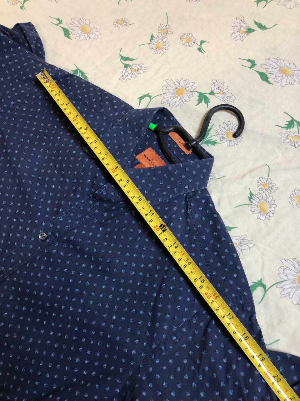 Simon Carter Simon Carter Shirt Button Down Paisley Slim Fit Size US L / EU 52-54 / 3 - 10 Thumbnail