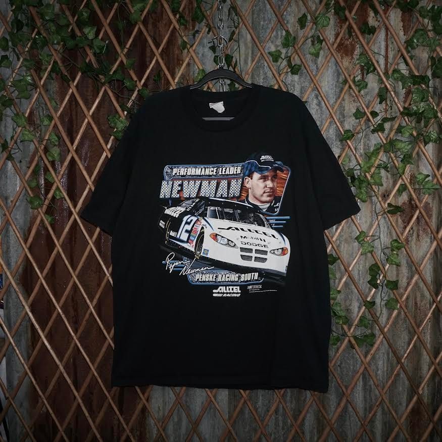 NASCAR XL-Vintage / Y2K 00s NASCAR Newman Rap Style Front Print Tee Size US XL / EU 56 / 4 - 1 Thumbnail