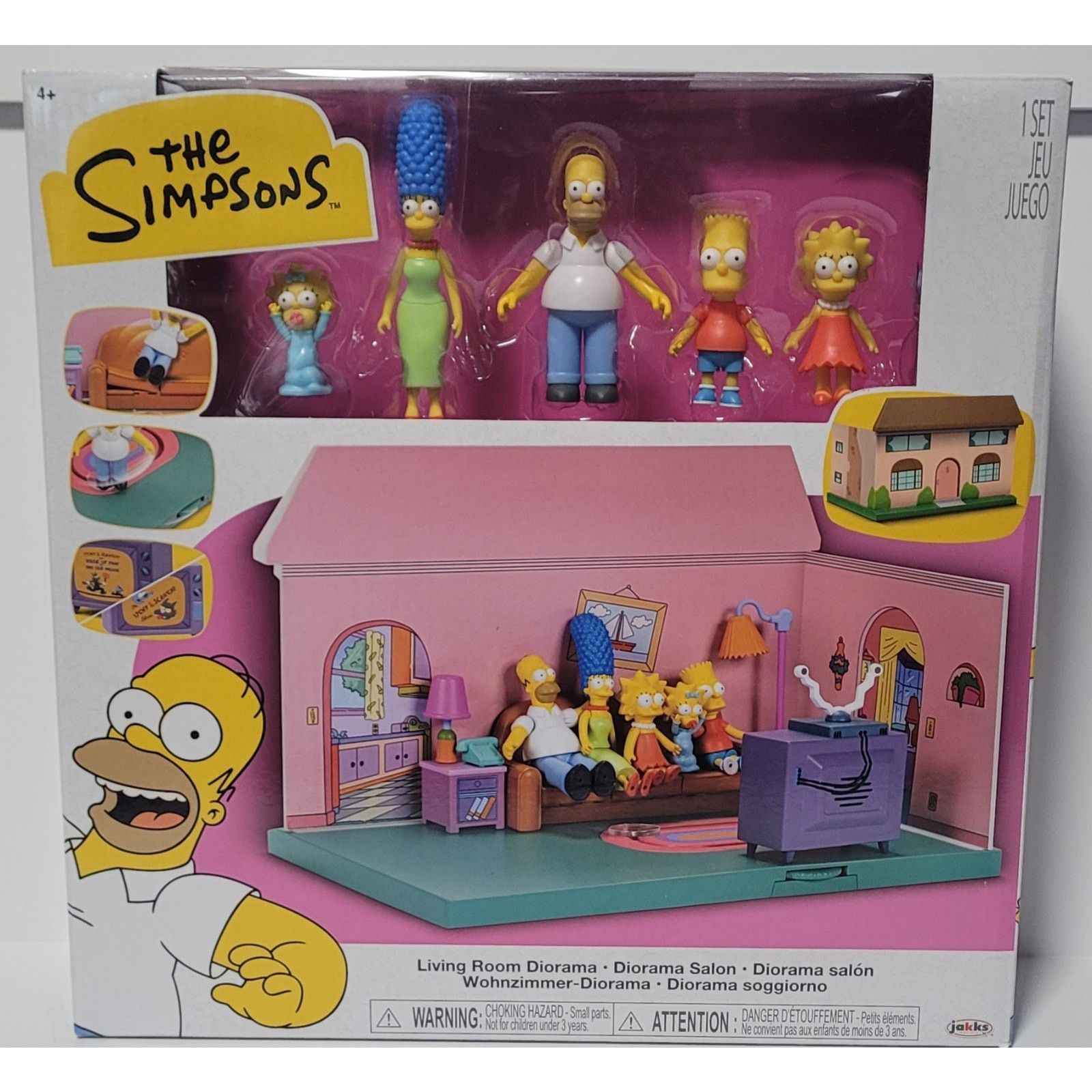 Other The Simpsons Living Room Deluxe Diorama Playset TV Classics | Grailed