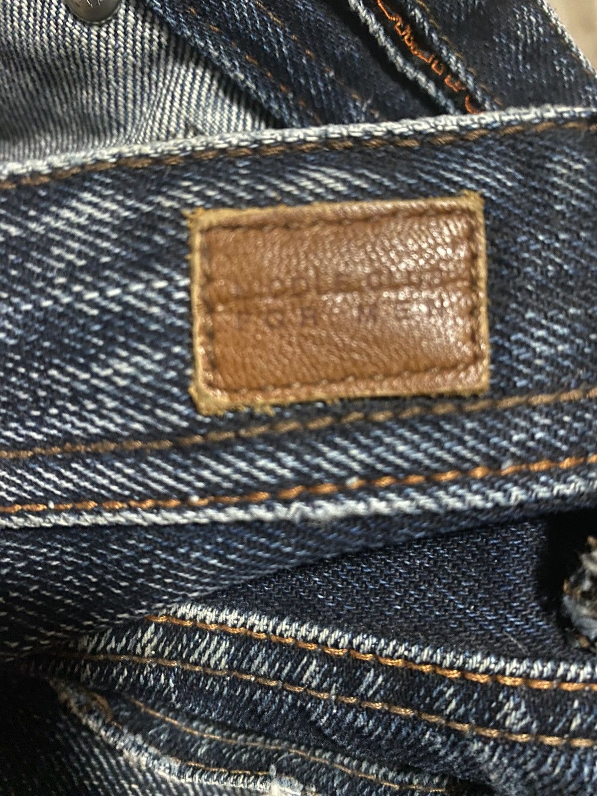 Japanese Brand 💥FLARE 90s BY N.C.F.M WASHED DISTRESS JEANS Size US 30 / EU 46 - 13 Thumbnail