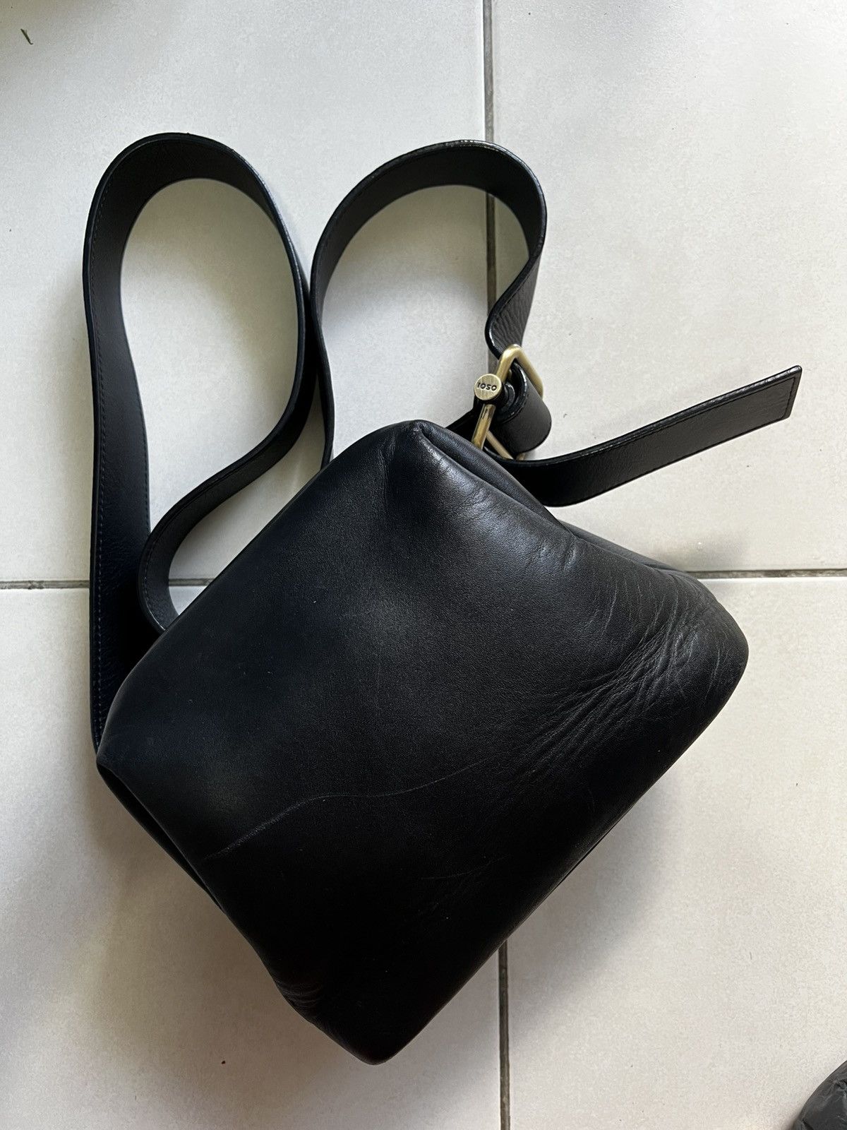 Leather Osoi Mini Brot Black Leather Crossbody Bag Size ONE SIZE - 7 Thumbnail