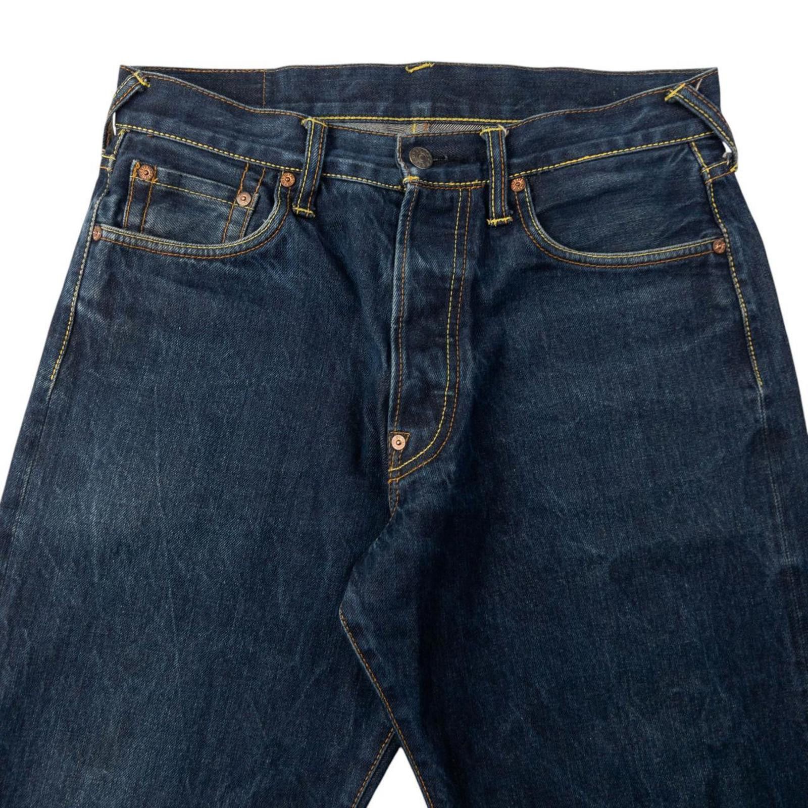 Evisu Vintage Evisu Painted Daicock Japanese Denim Jeans Size W31 Size US 31 - 4 Thumbnail