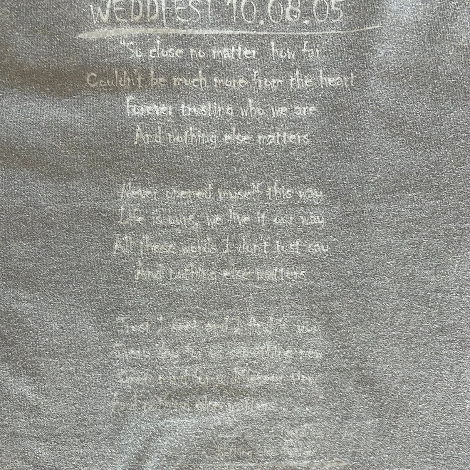 Metallica Vintage 2005 Metallica Nothing Else Matters Shirt Large Size US L / EU 52-54 / 3 - 6 Thumbnail