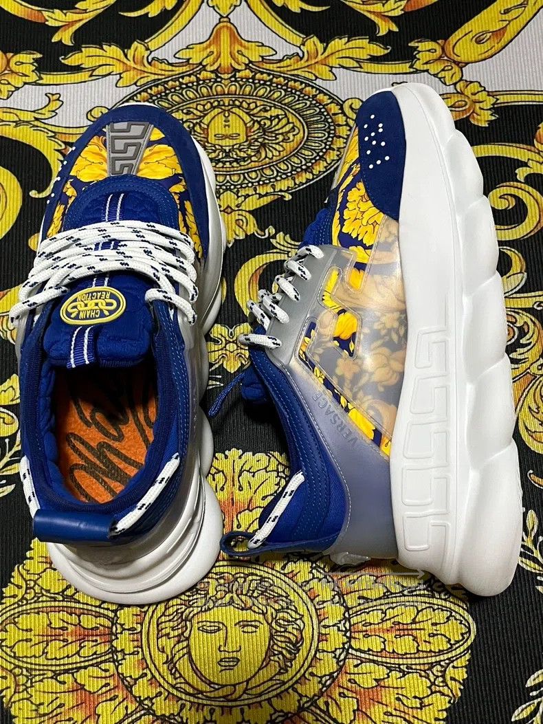 Versace Versace Baroque gold pattern daddy shoes Size US 9 / EU 42 - 6 Thumbnail