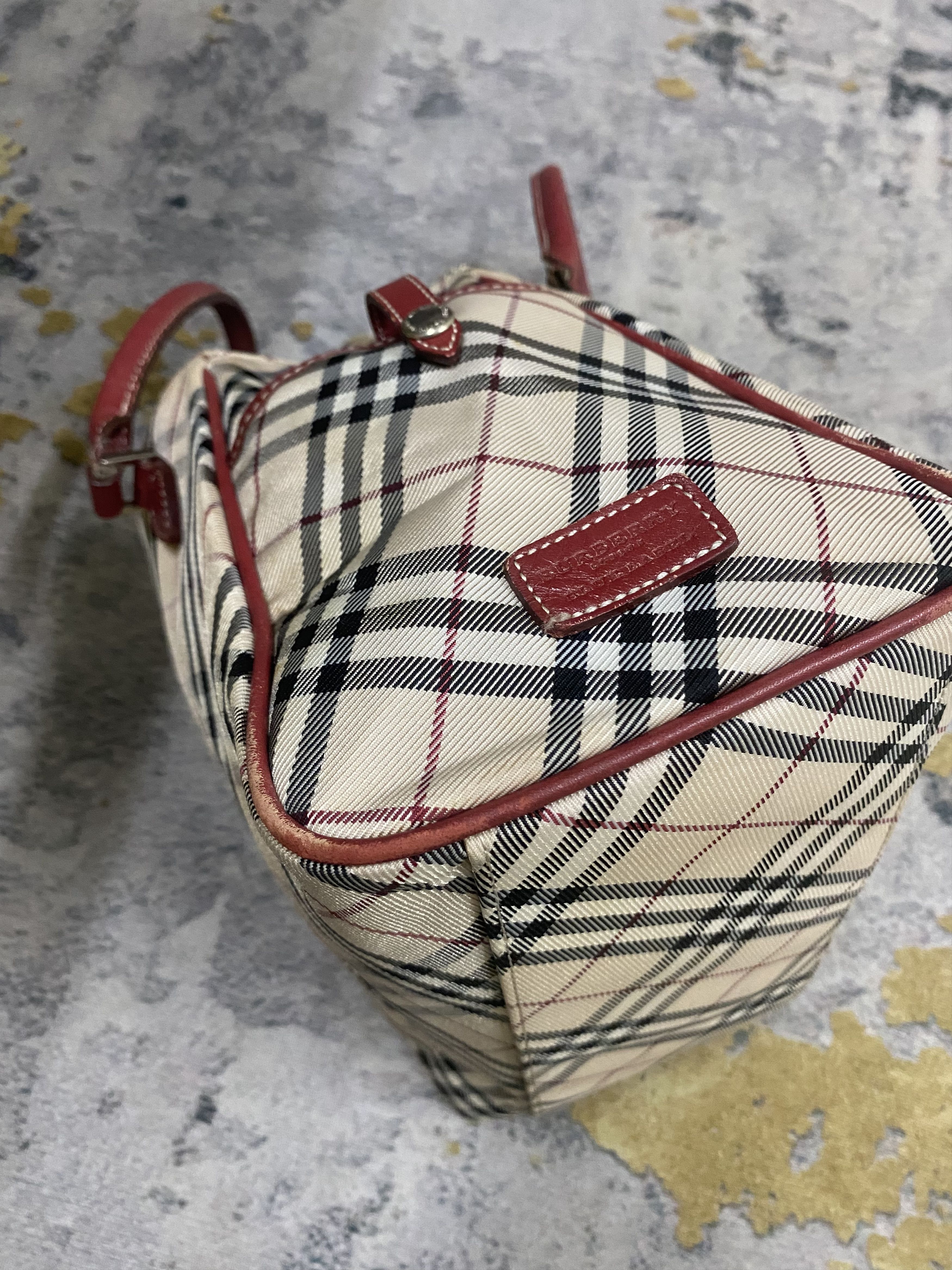 Burberry Burberry Nova Check Nylon Leather Bag Size ONE SIZE - 15 Thumbnail
