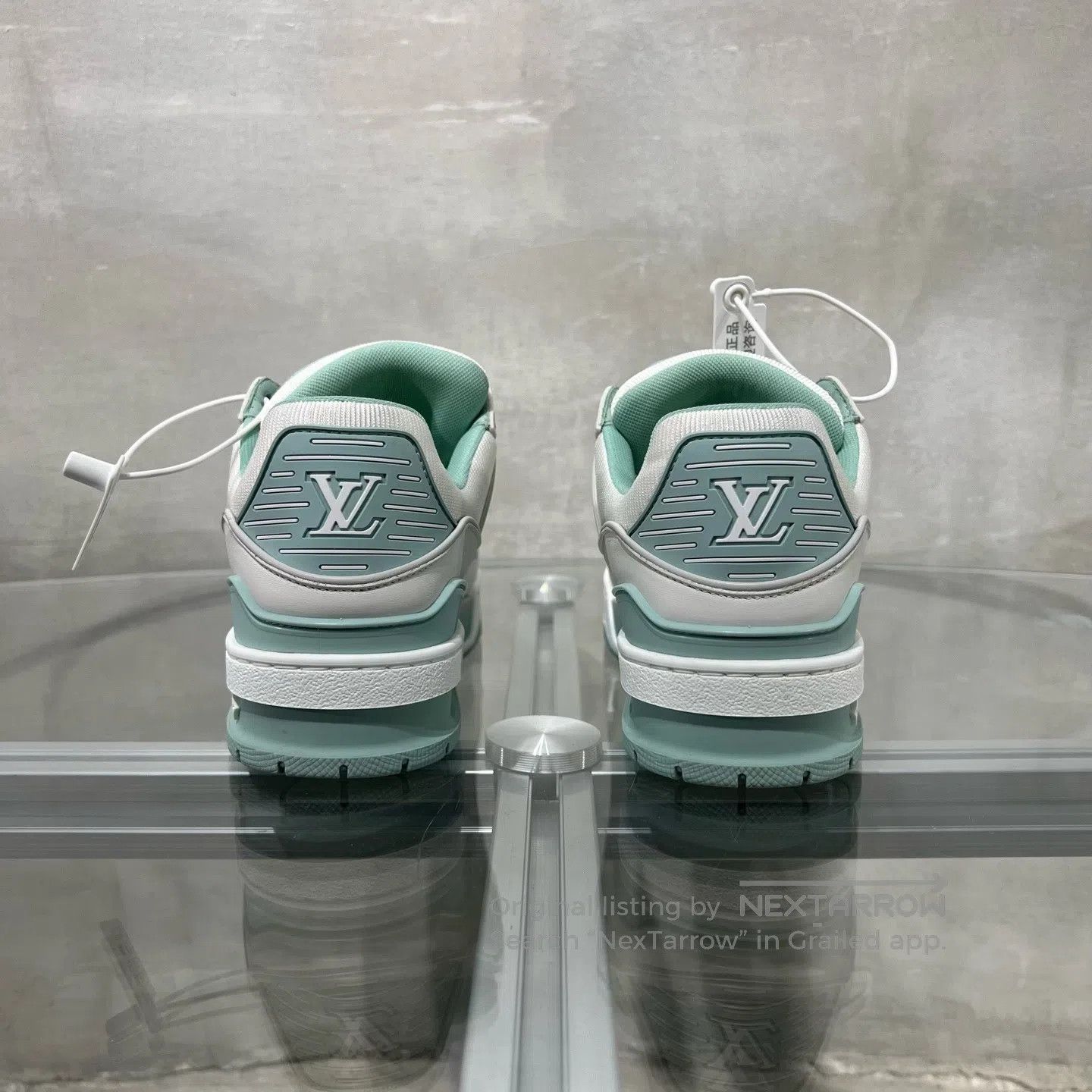 Louis Vuitton Louis Vuitton Trainer shoes Macaron Color Scheme Mint Gre Size US 4.5 / IT 34.5 - 6 Thumbnail