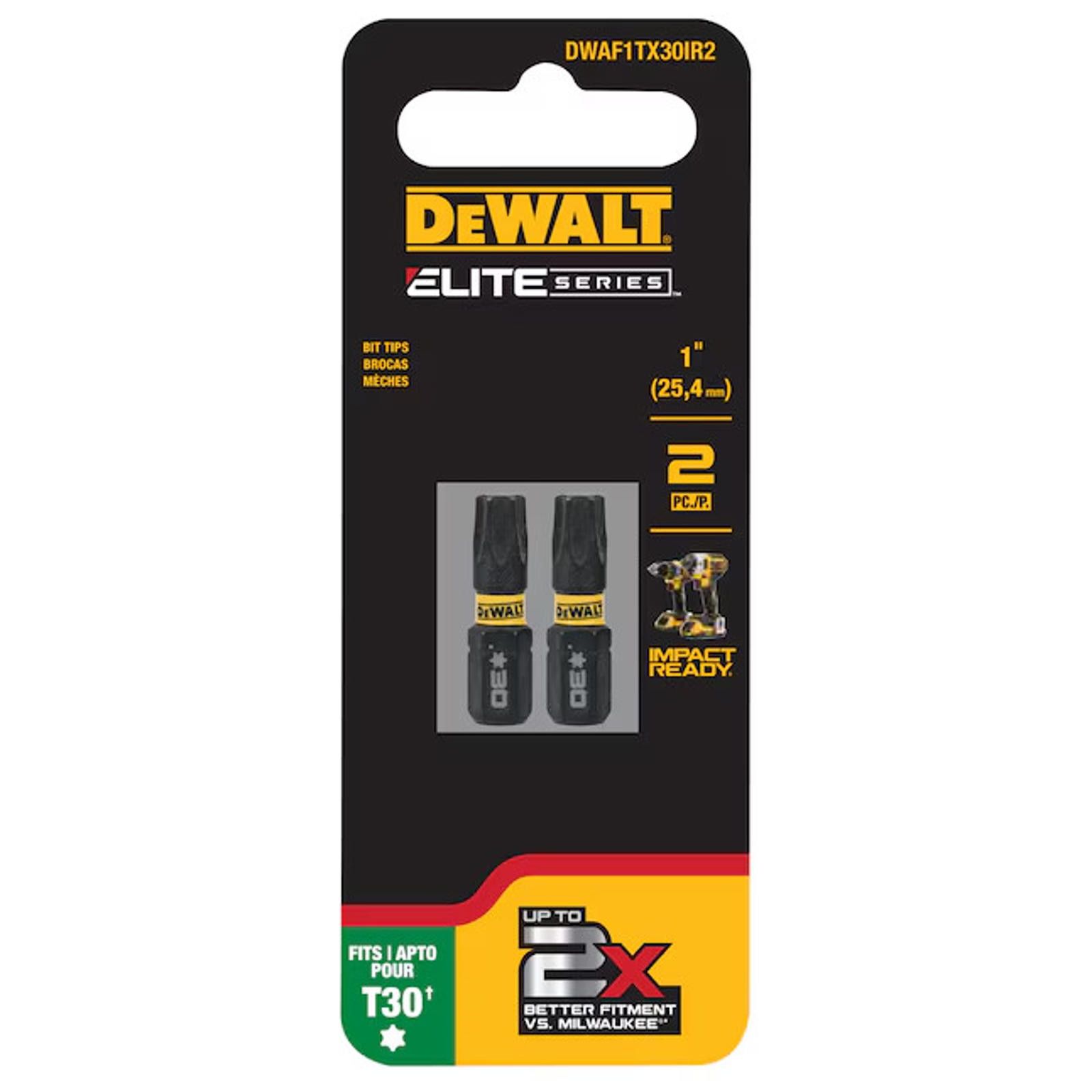 Other DEWALT 1/4in x 1in Torx Impact Driver Set 2, DWAF1TX30IR2 Size ONE SIZE - 1 Thumbnail