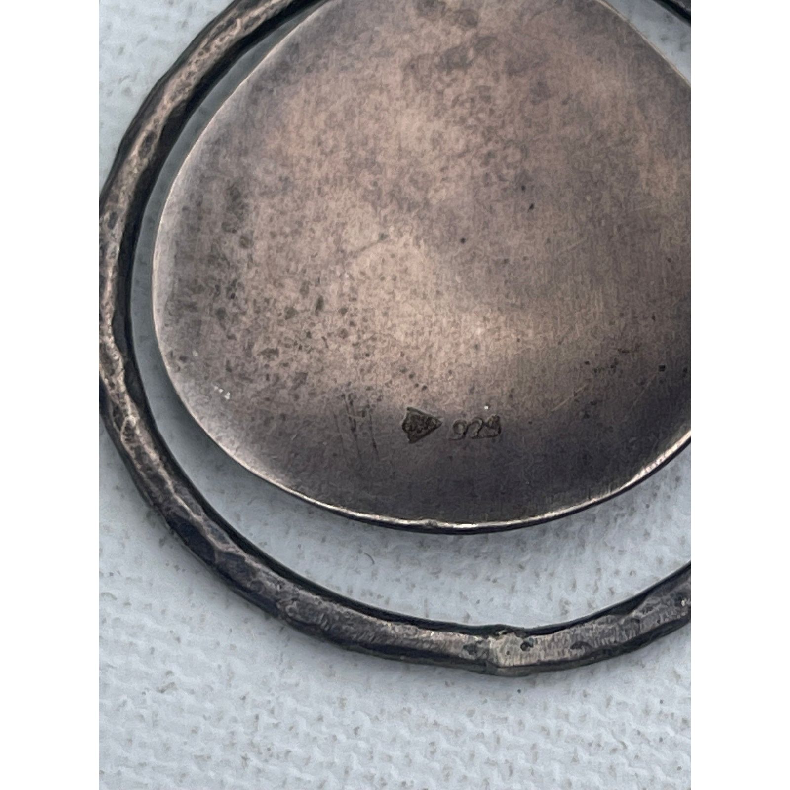 Vintage Silpada Sterling Silver & Cord Necklace - Leather Cord Size ONE SIZE - 4 Thumbnail