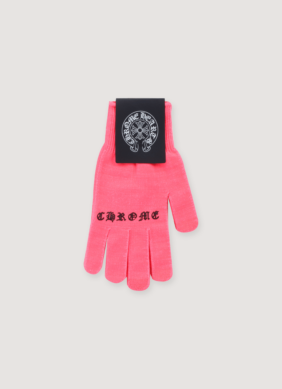 Chrome Hearts Work Gloves Neon Pink Size ONE SIZE - 1 Thumbnail