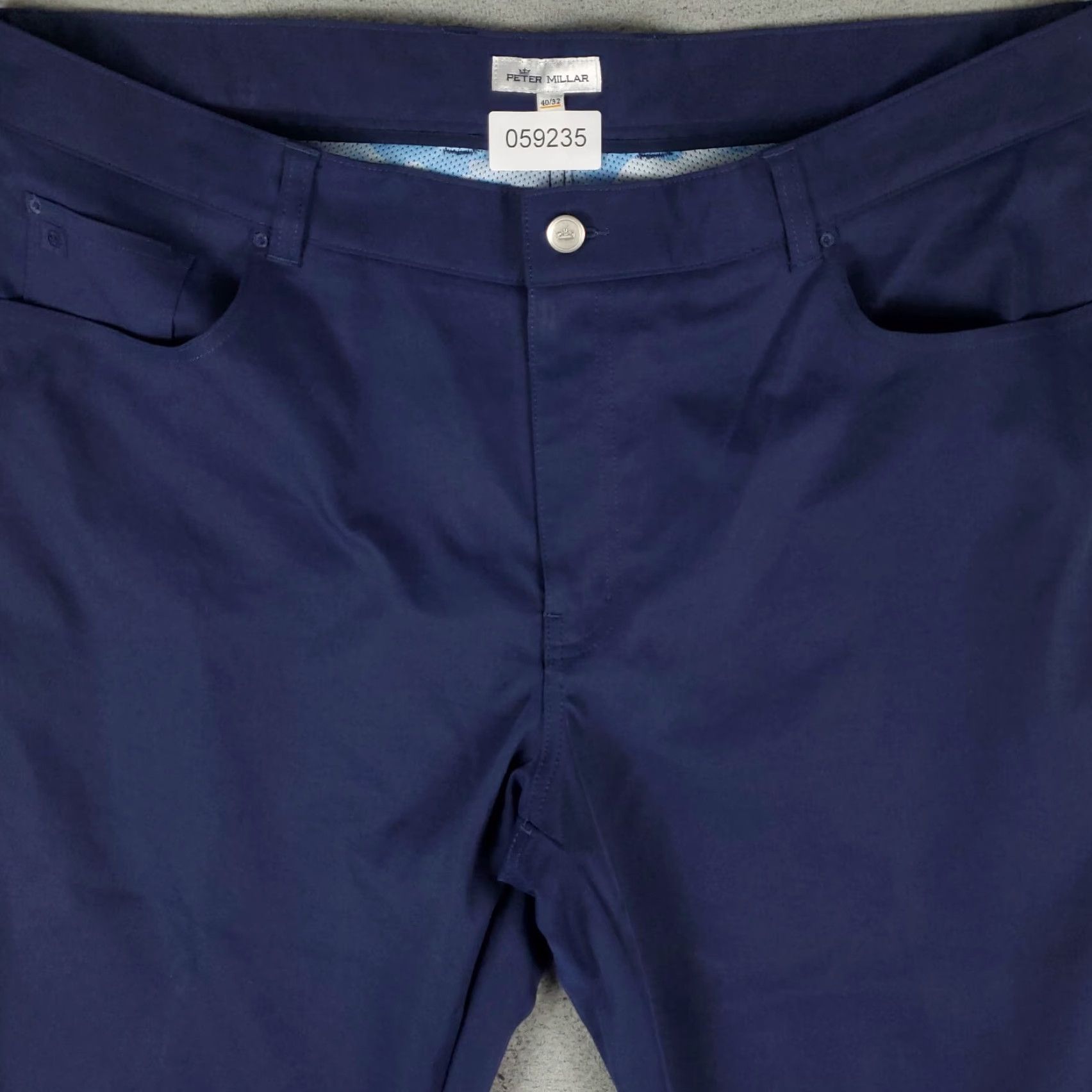 Peter Millar Peter Millar Pants Size 40x26 Blue Golf 5 Pocket Chino Trousers Mens Size US 40 / EU 56 - 2 Thumbnail