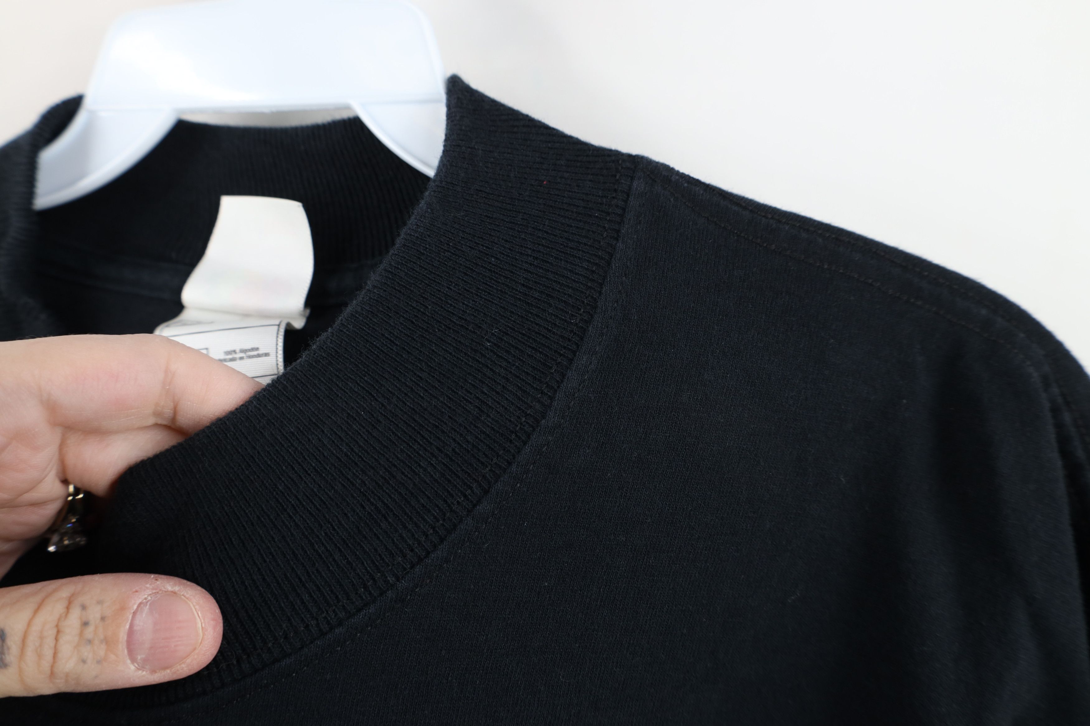 Vintage Vintage 90s Streetwear Cotton Mock Neck Long Sleeve T-Shirt Size US XXL / EU 58 / 5 - 8 Thumbnail