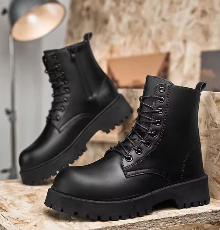 Japanese Brand Casual PU Leather Boot Size US 8 / EU 41 - 3 Thumbnail