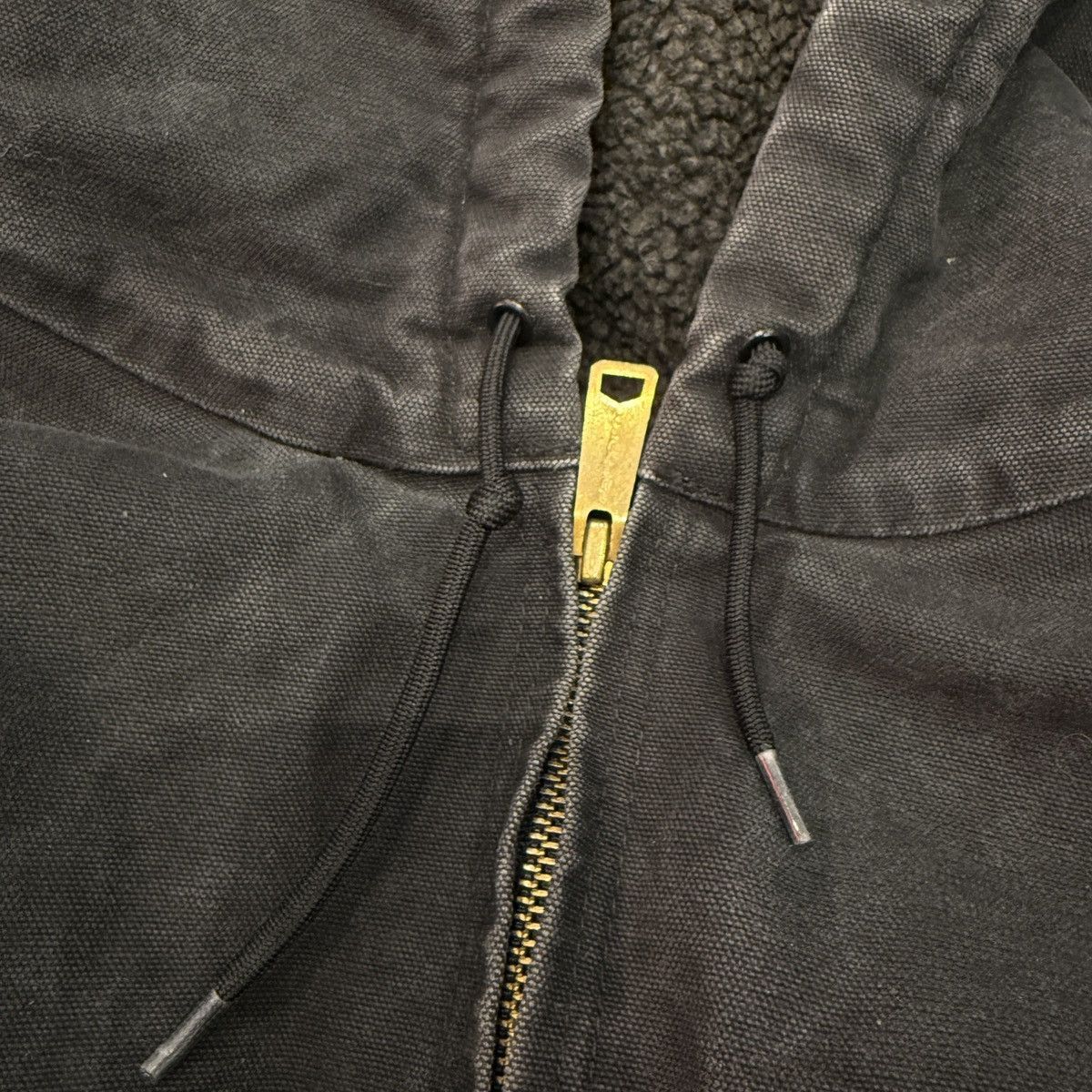 Carhartt Carhartt Balck Duck Canvas Sherpa Lined Jacket - XXL Size US XXL / EU 58 / 5 - 12 Thumbnail