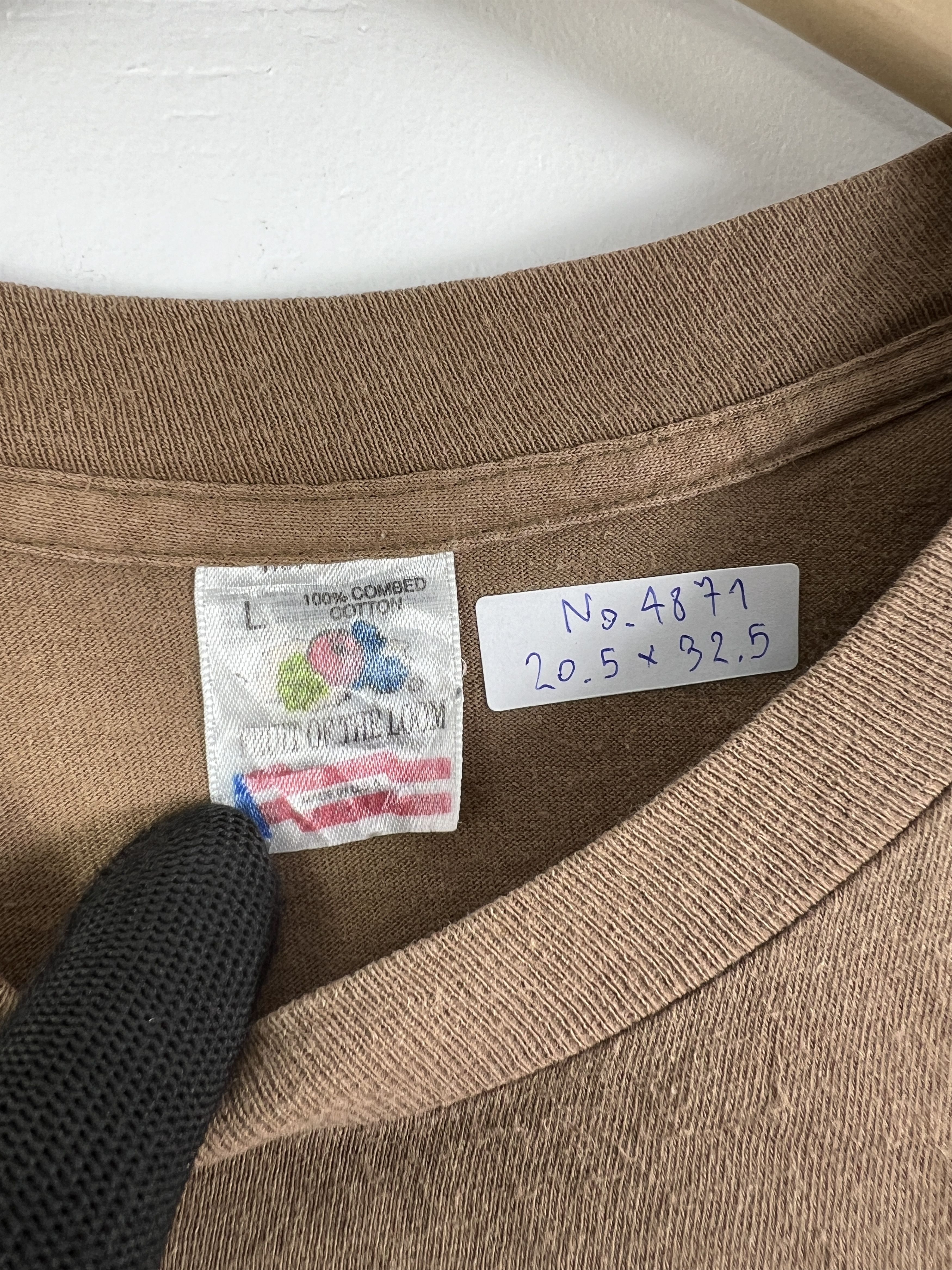 Fruit Of The Loom × Vintage No.4871 Vintage 90s Fruit of the Loom Blank Tee (L) Size US L / EU 52-54 / 3 - 2 Thumbnail
