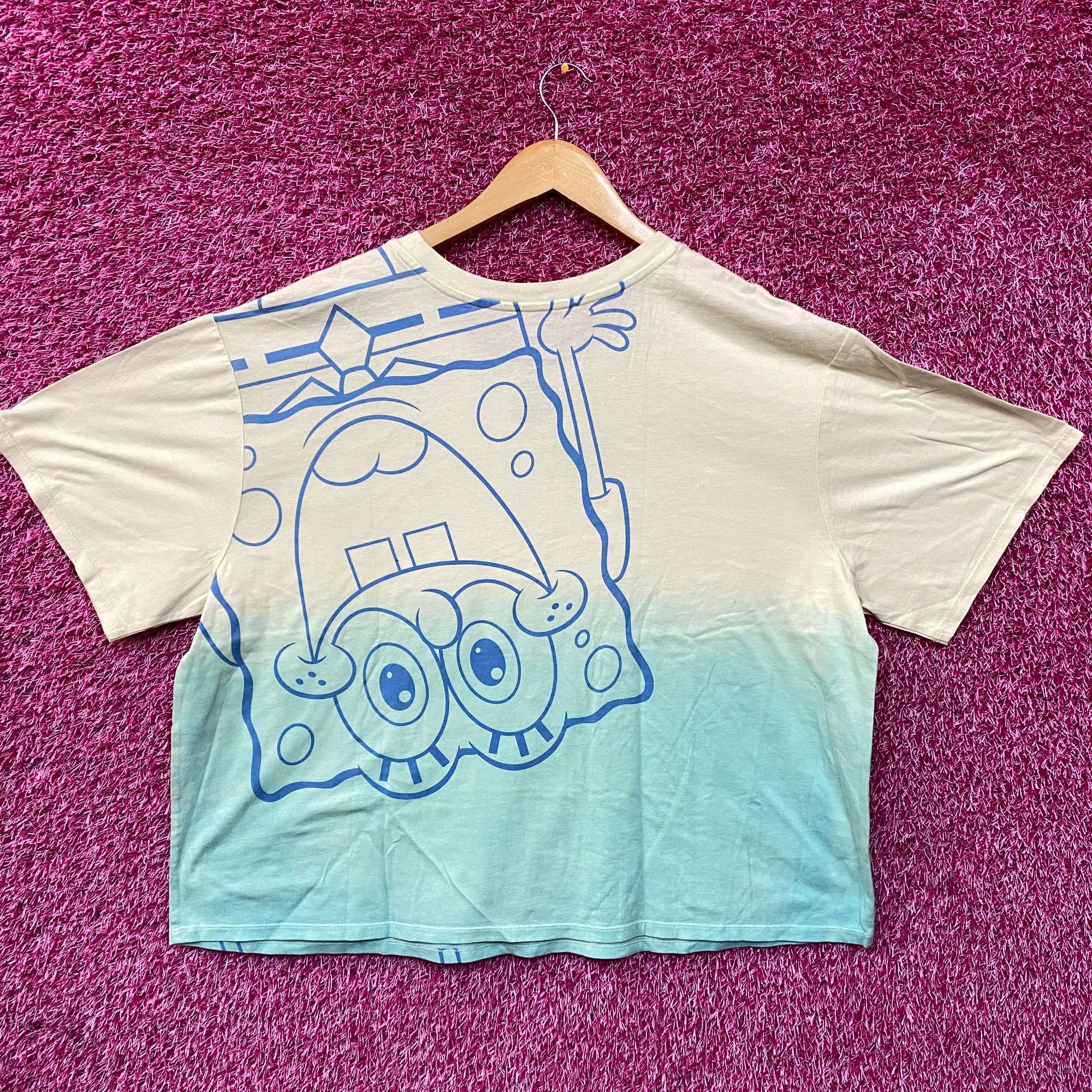 Nickelodeon Nickelodeon SpongeBob SquarePants Ombre Blue Croptop 1X Size XL / US 12-14 / IT 48-50 - 4 Thumbnail