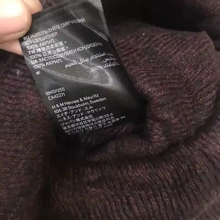 H&M × Vintage H&M Plain Beanie Hat Size ONE SIZE - 6 Thumbnail