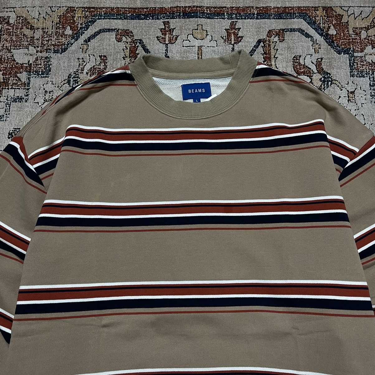 Beams Plus × Japanese Brand Sweatshirts Beams Stripe Size US L / EU 52-54 / 3 - 2 Thumbnail
