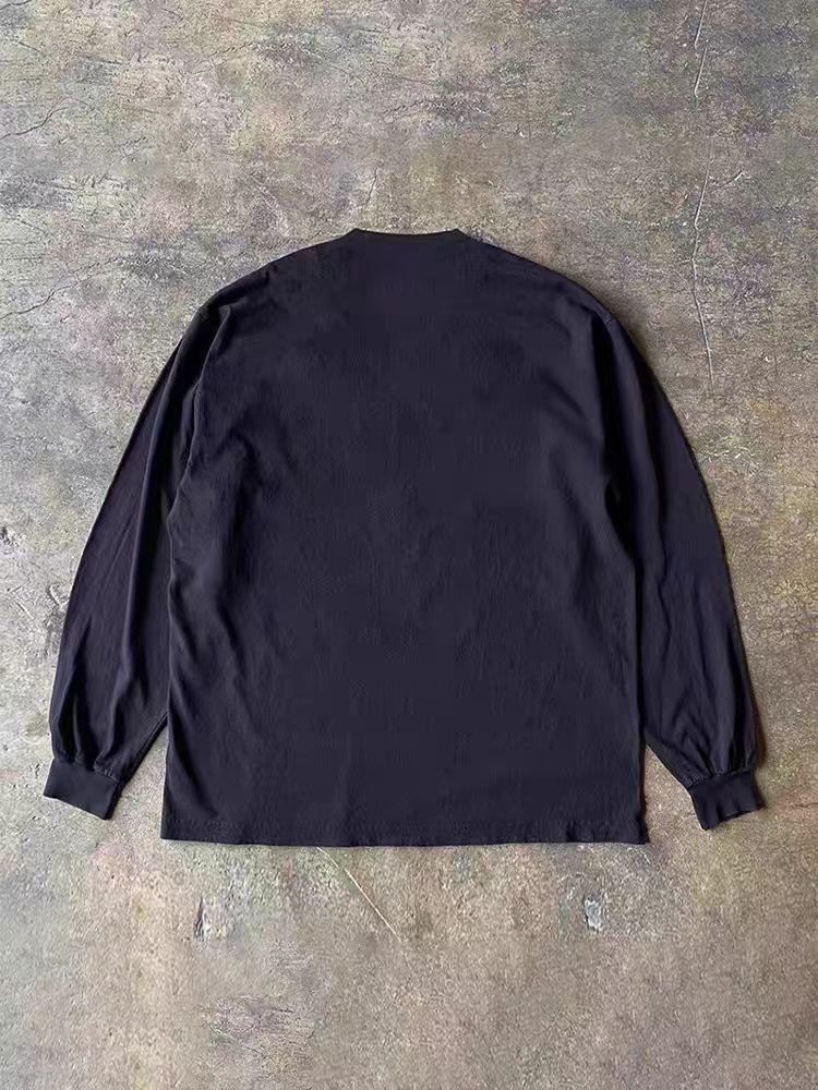 Japanese Brand Black retro spider web print long-sleeved t-shirt Size US M / EU 48-50 / 2 - 2 Thumbnail