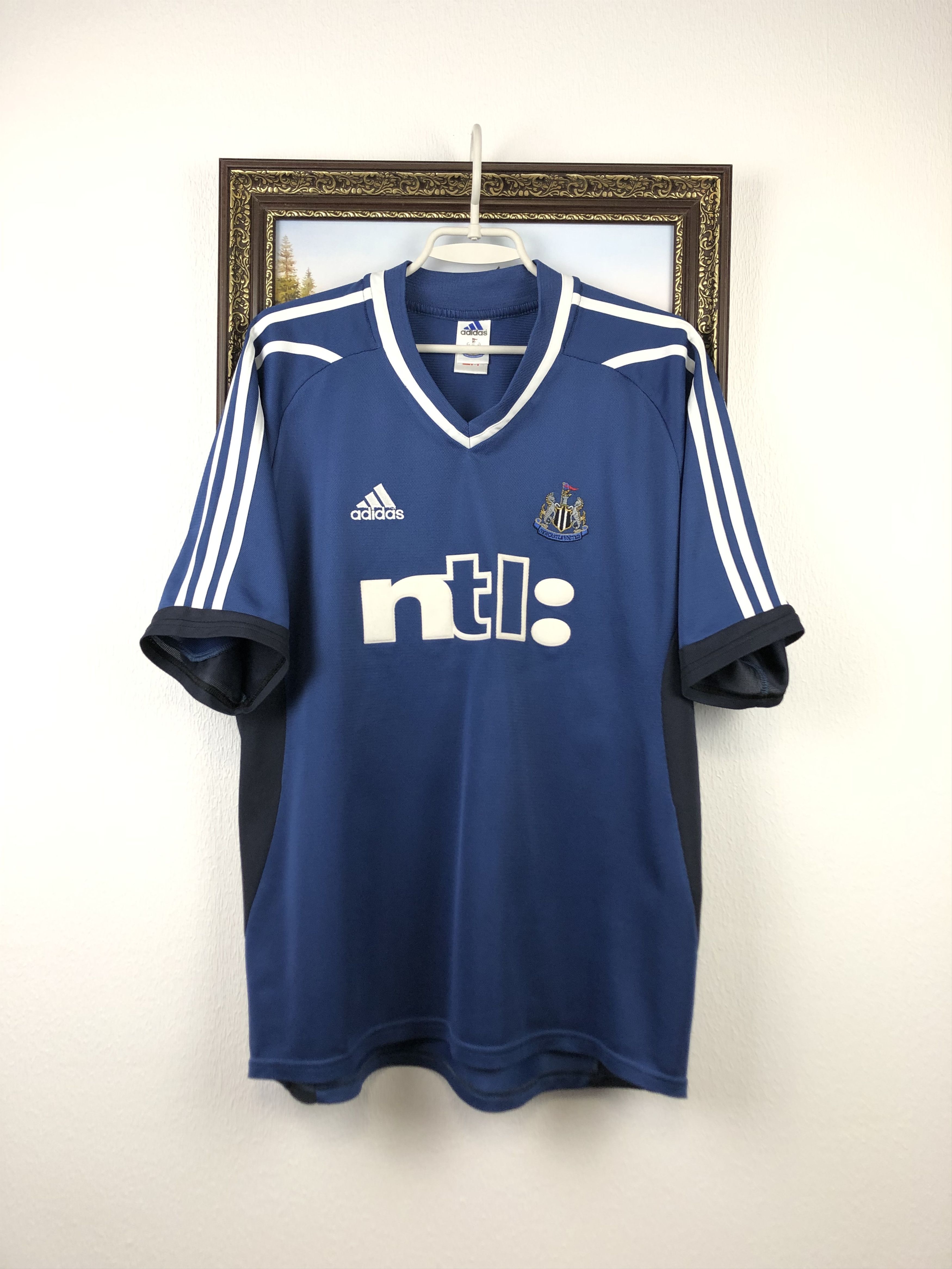 Adidas Newcastle football shirt 2001 Soccer Adidas Jersey Tee Hype Size US L / EU 52-54 / 3 - 1 Thumbnail