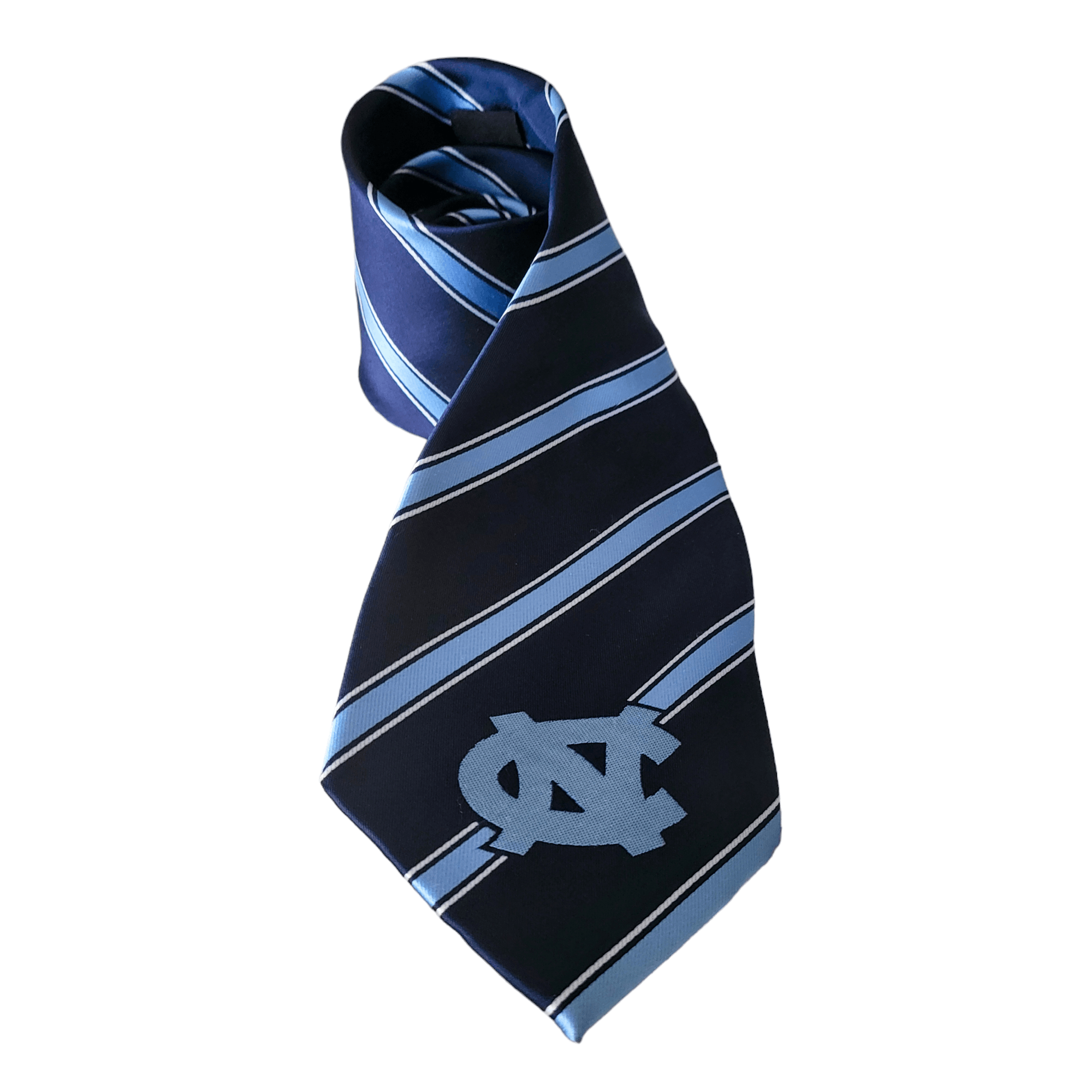 NBDN Nobrandedon North Carolina Tar Heels Woven Poly Blue Tie Size ONE SIZE - 1 Thumbnail