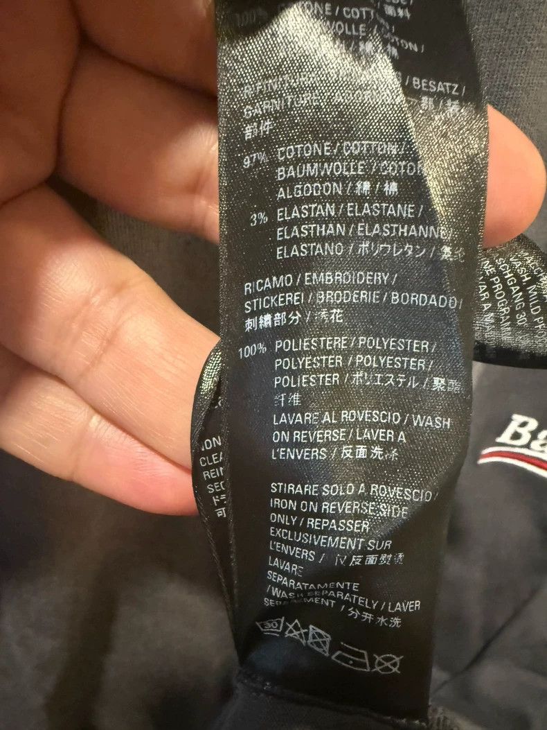 Balenciaga Balenciaga Embroidered Coke Short Sleeve Grey Size US L / EU 52-54 / 3 - 9 Thumbnail