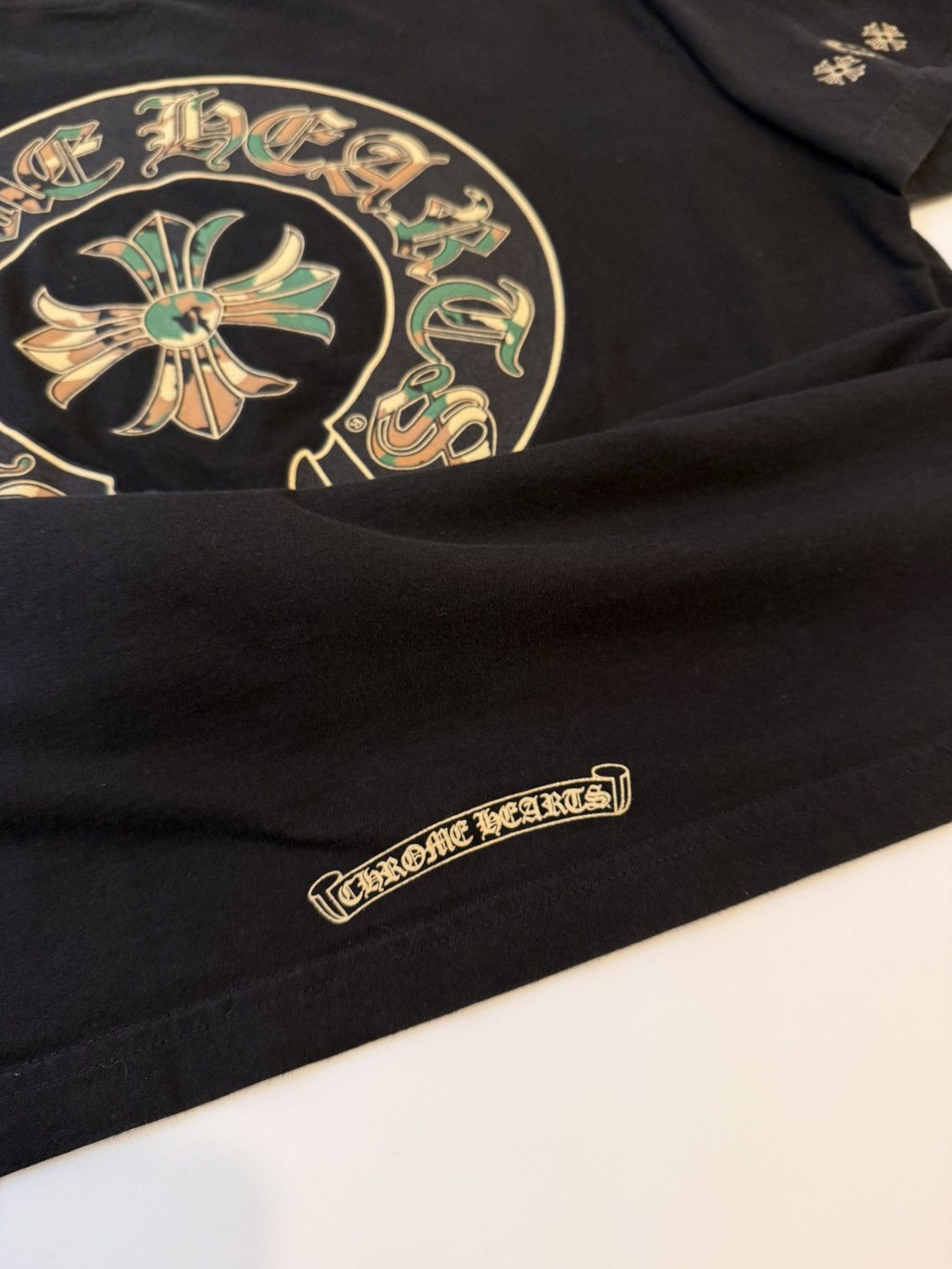 Chrome Hearts Chrome hearts horseshoe camo t-shirt Size US XXL / EU 58 / 5 - 4 Thumbnail