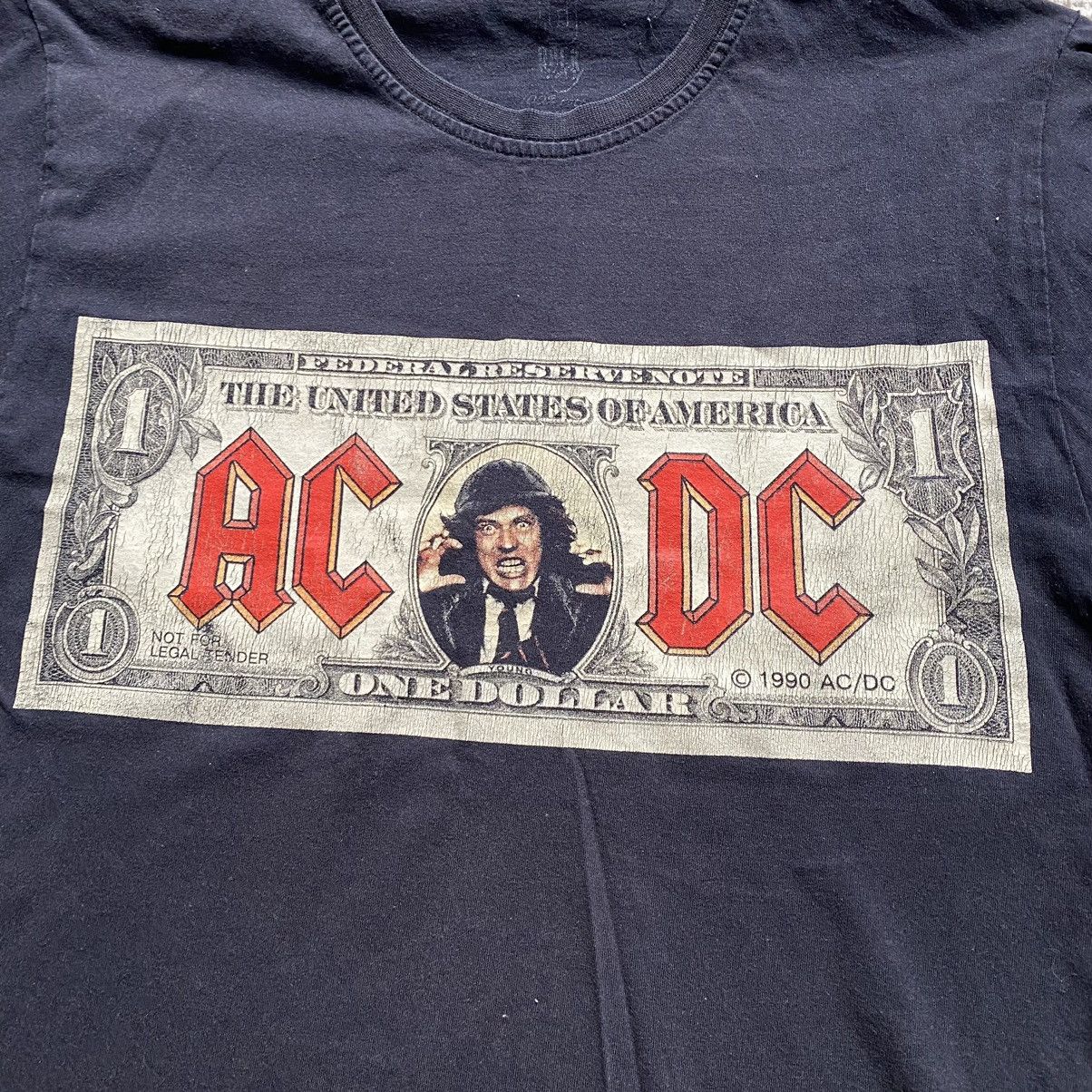 Band Tees VINTAGE AC/DC ROCK BAND ONE DOLLAR PRINT T SHIRT Size US S / EU 44-46 / 1 - 3 Thumbnail