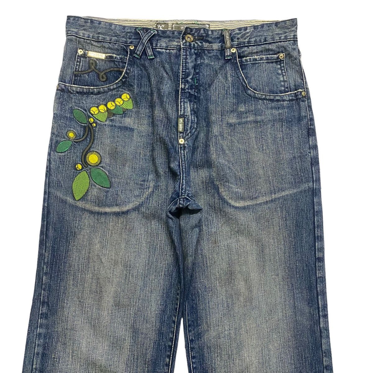 LRG Vintage LRG Denim Baggy Jeans Embroidery Japanese Tea Garden Size US 36 / EU 52 - 3 Thumbnail