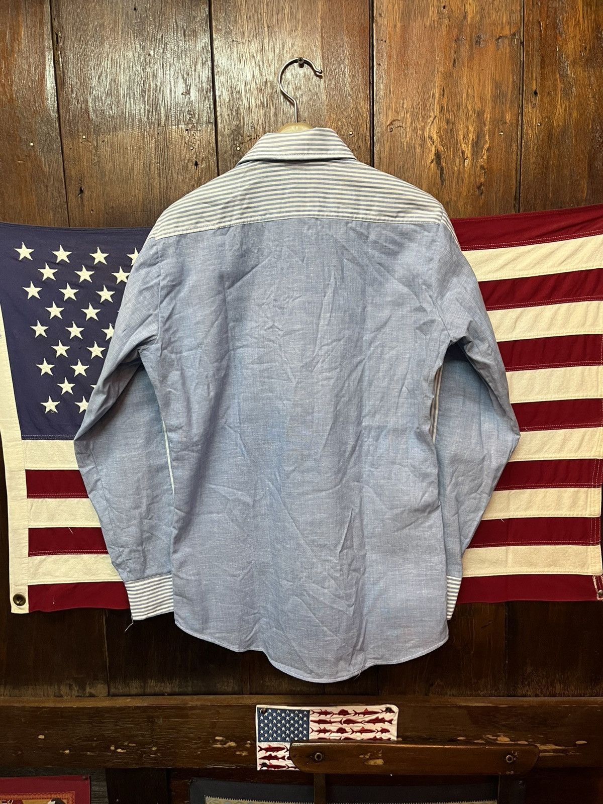 Other Vintage 1970s Pinto Western Chambray Shirt Size US S / EU 44-46 / 1 - 6 Thumbnail