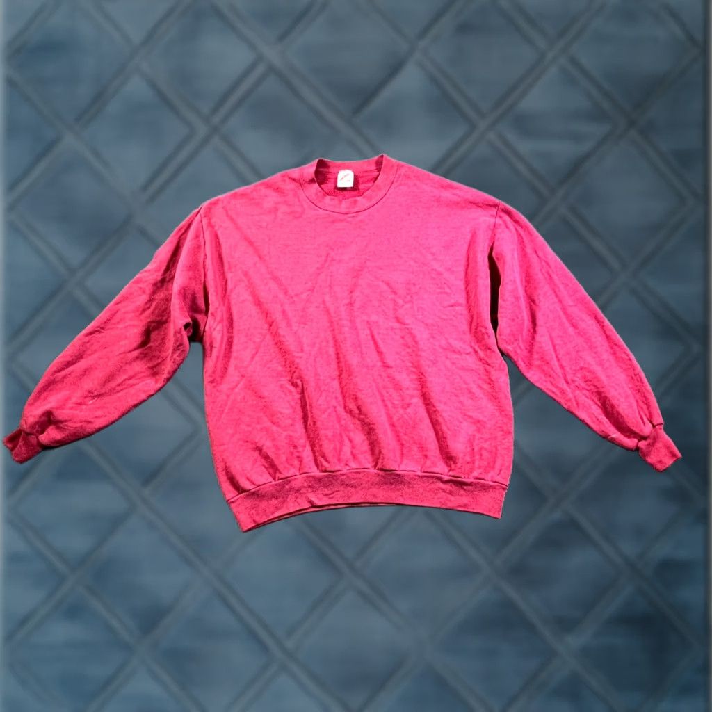 Jerzees VINTAGE Jerzees Sweatshirt Women 2X Pink Fleece USA Sports Athletic Size XXL / US 16-18 / IT 52-54 - 1 Thumbnail