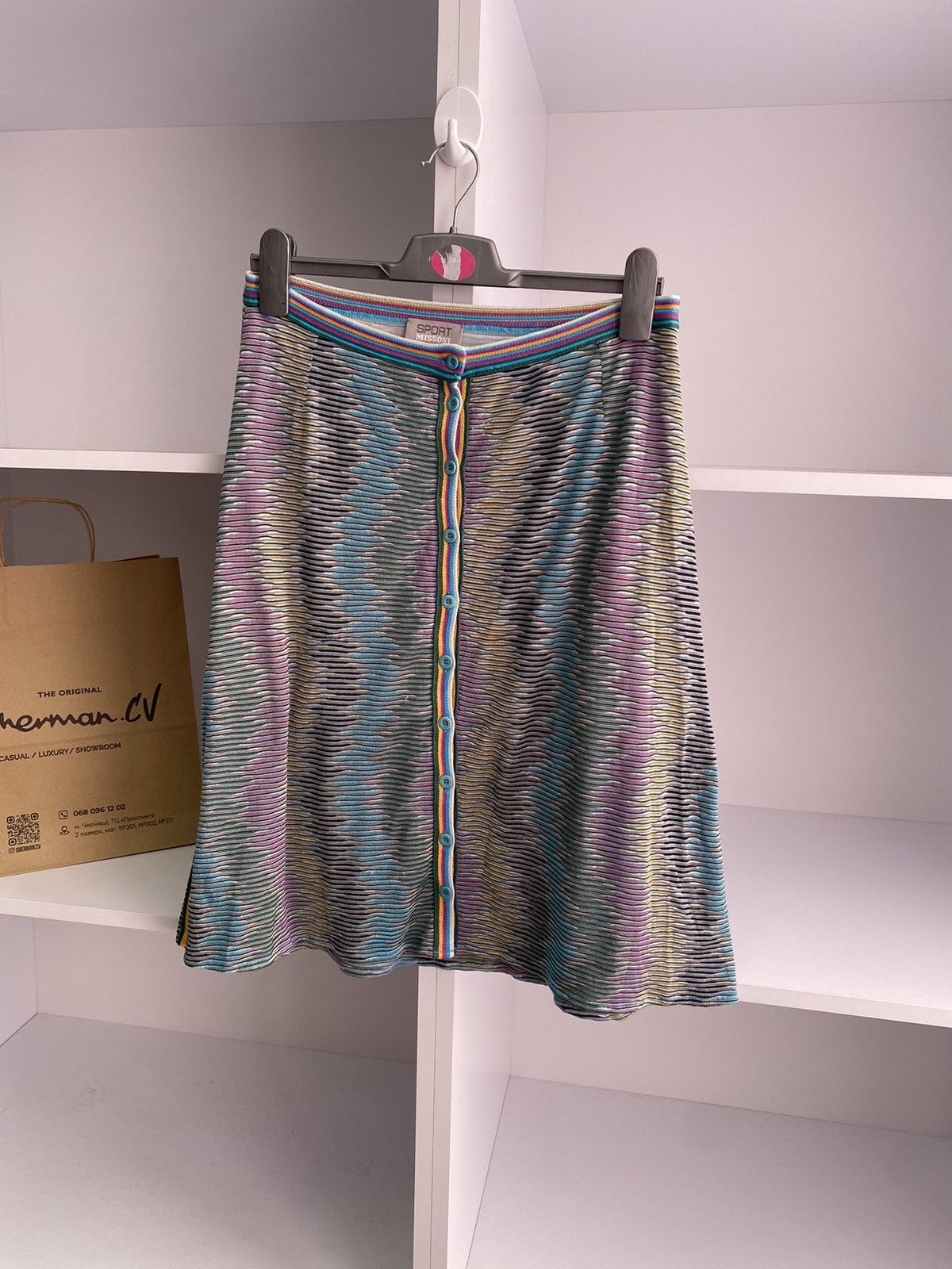 Designer × Missoni × Vintage Vintage Missoni sport women’s skirt Size M / US 6-8 / IT 42-44 - 5 Thumbnail