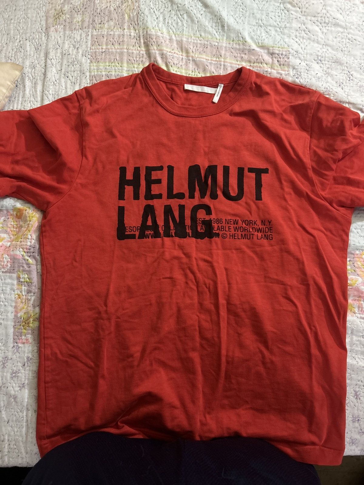 Helmut Lang Campaign Logo tee Size US S / EU 44-46 / 1 - 1 Preview
