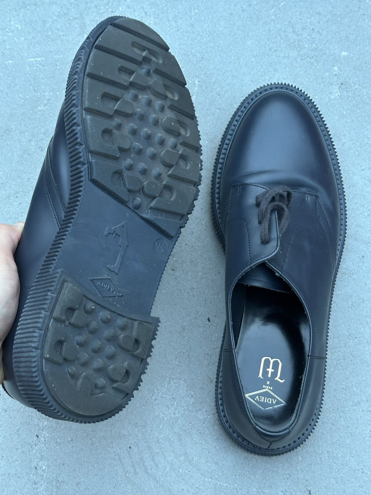 Adieu Paris × WINNIE Adieu x Winnie NY Type 132 Derby’s EU45 Size US 11 / EU 44 - 4 Thumbnail