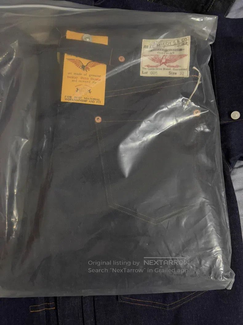 The Real McCoy's The Real McCoys Naturally dyed jeans Size US 34 / EU 50 - 1 Thumbnail
