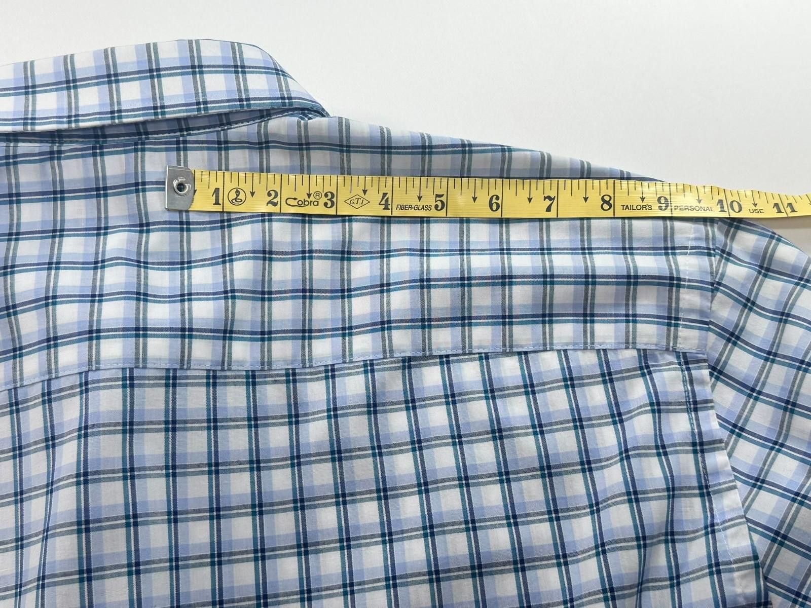 Izod Izod Regular Fit Soft Washed Button Up Check Blue Mens XL Size US XL / EU 56 / 4 - 8 Thumbnail