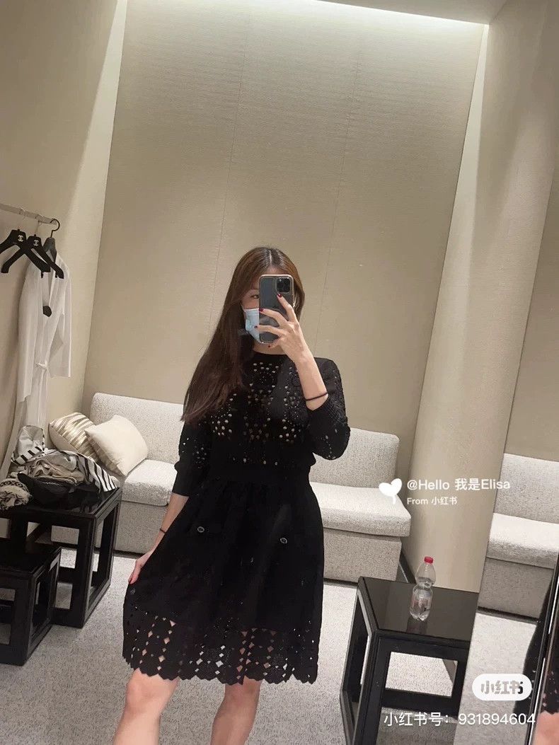 Chanel Chanel 21 hollowed-out dresses 2503-Nextarrow Size XXS / US 00 / IT 34 - 6 Thumbnail