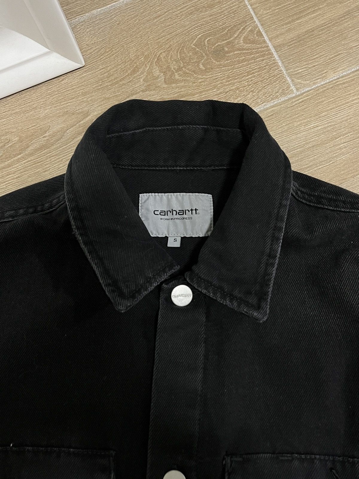 Carhartt Men’s Carhartt Harley Denim Black Shirt Jac Size US S / EU 44-46 / 1 - 4 Thumbnail