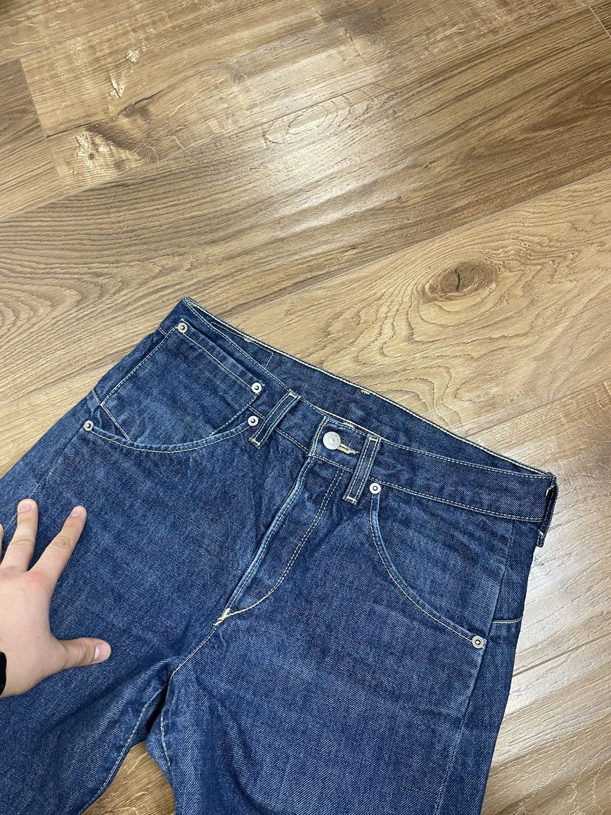 Levi's Vintage Levi’s 835 Blue Denim Straight Cowboy Jeans Pants Size US 30 / EU 46 - 10 Thumbnail
