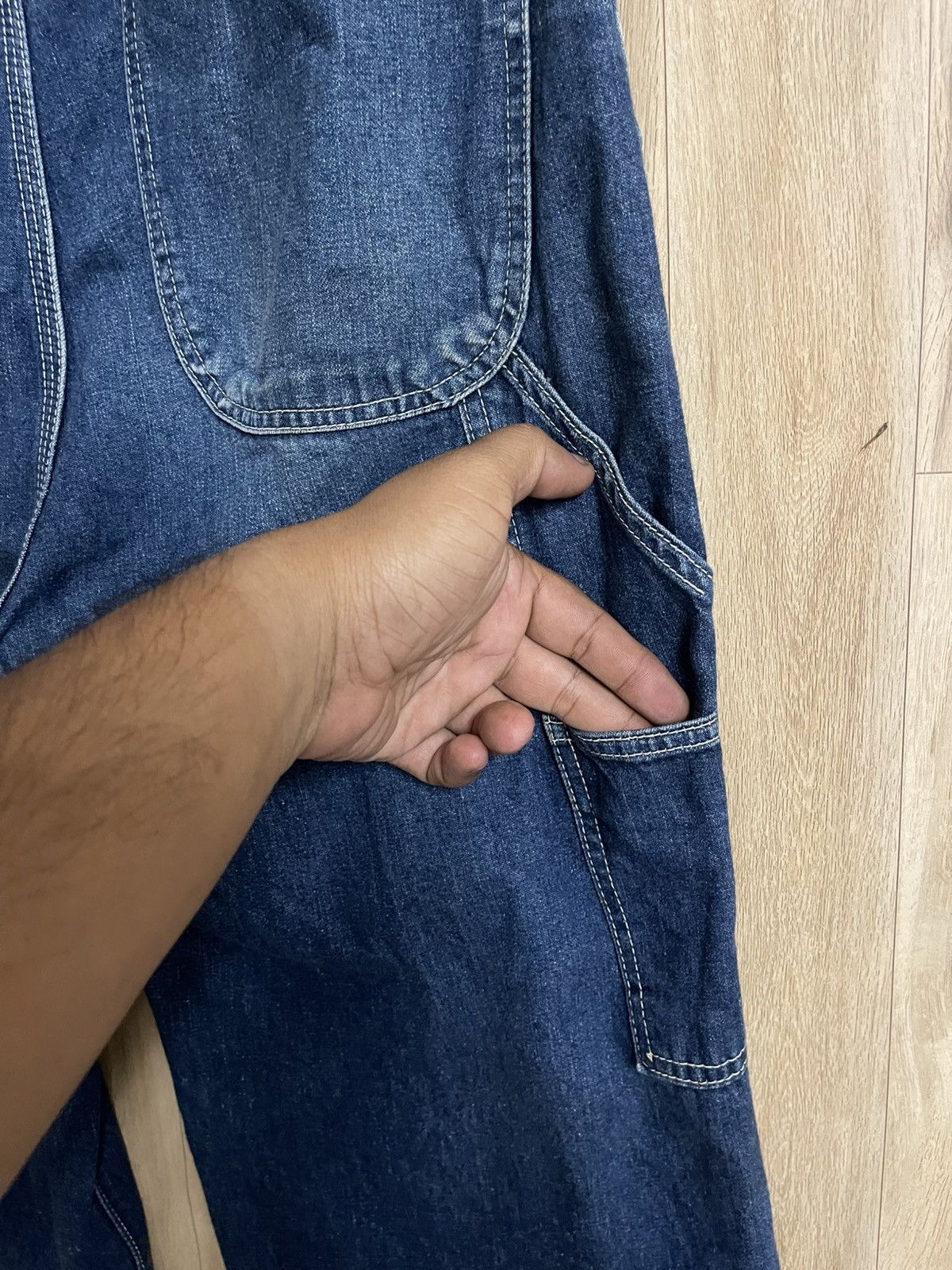 Vintage Vintage 60’s Carpenter Pants W33 L42 Buckle Back by Bobson Size US 33 - 7 Thumbnail