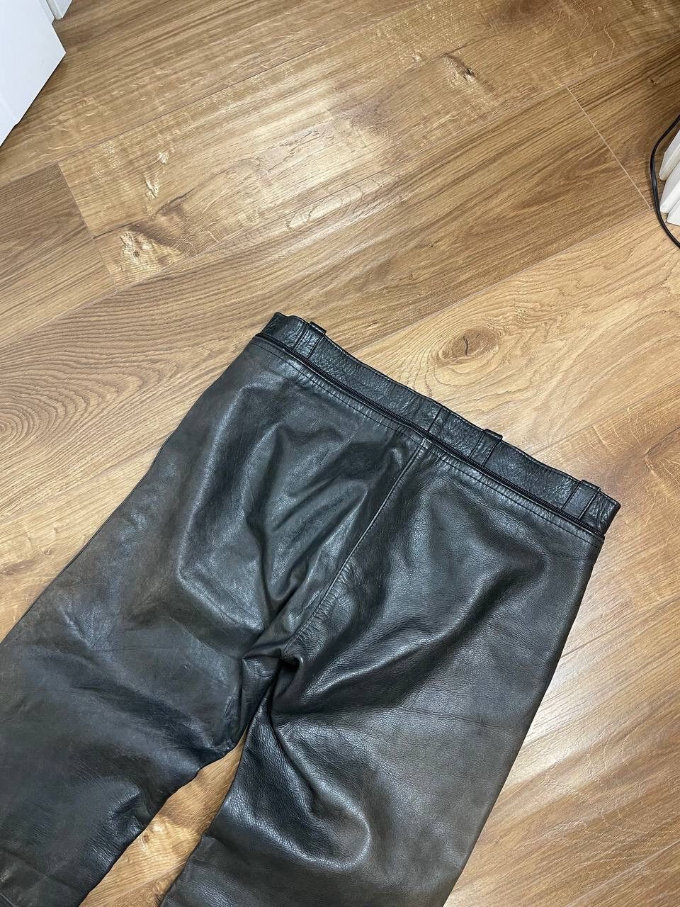 Genuine Leather × Vintage Vintage 90’s Y2K Style Racing Moto Bike Leather Pants Size US 34 / EU 50 - 17 Thumbnail