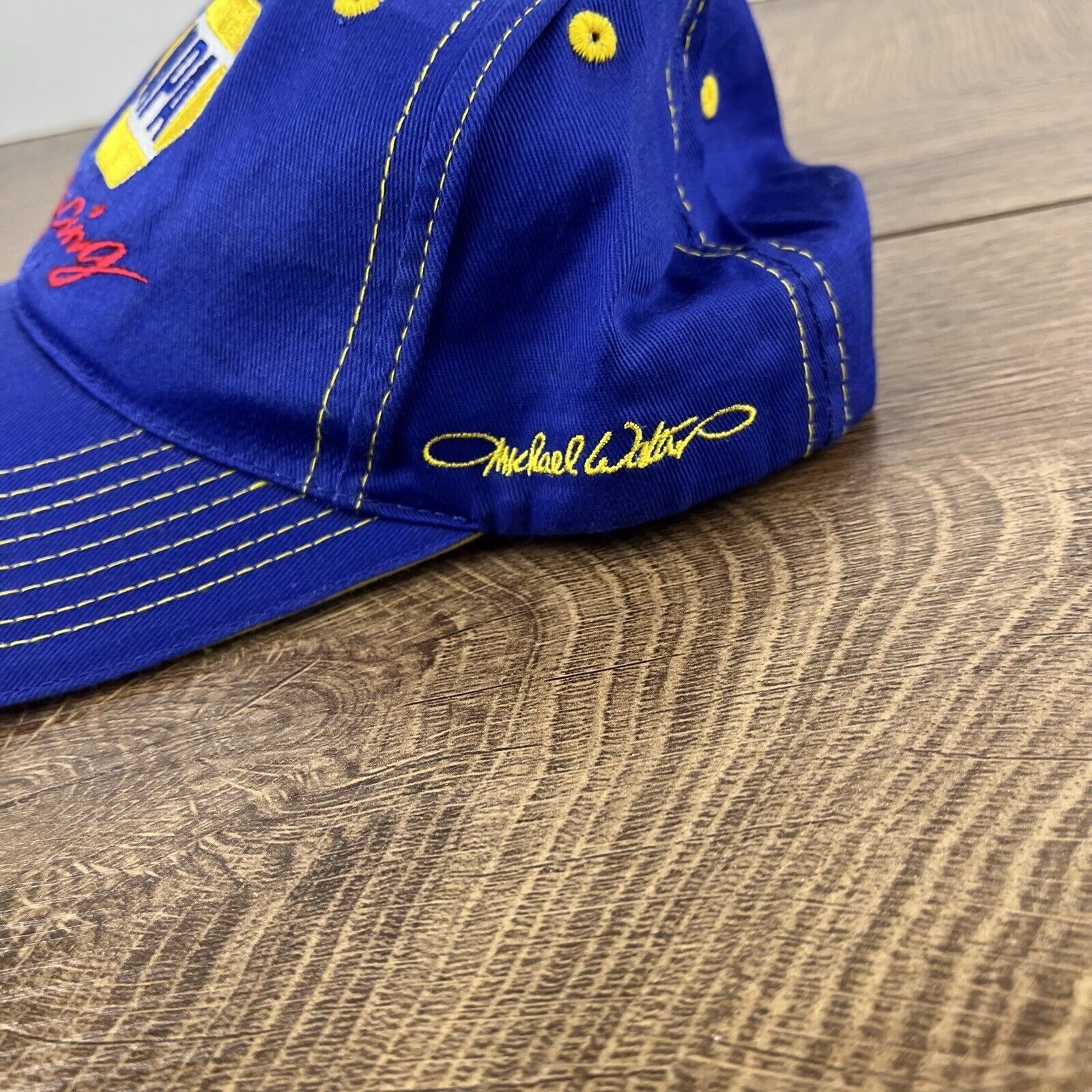 Other Bill Davis Racing Hat NASCAR Racing Hat Blue Cap Adjustable Size ONE SIZE - 8 Thumbnail