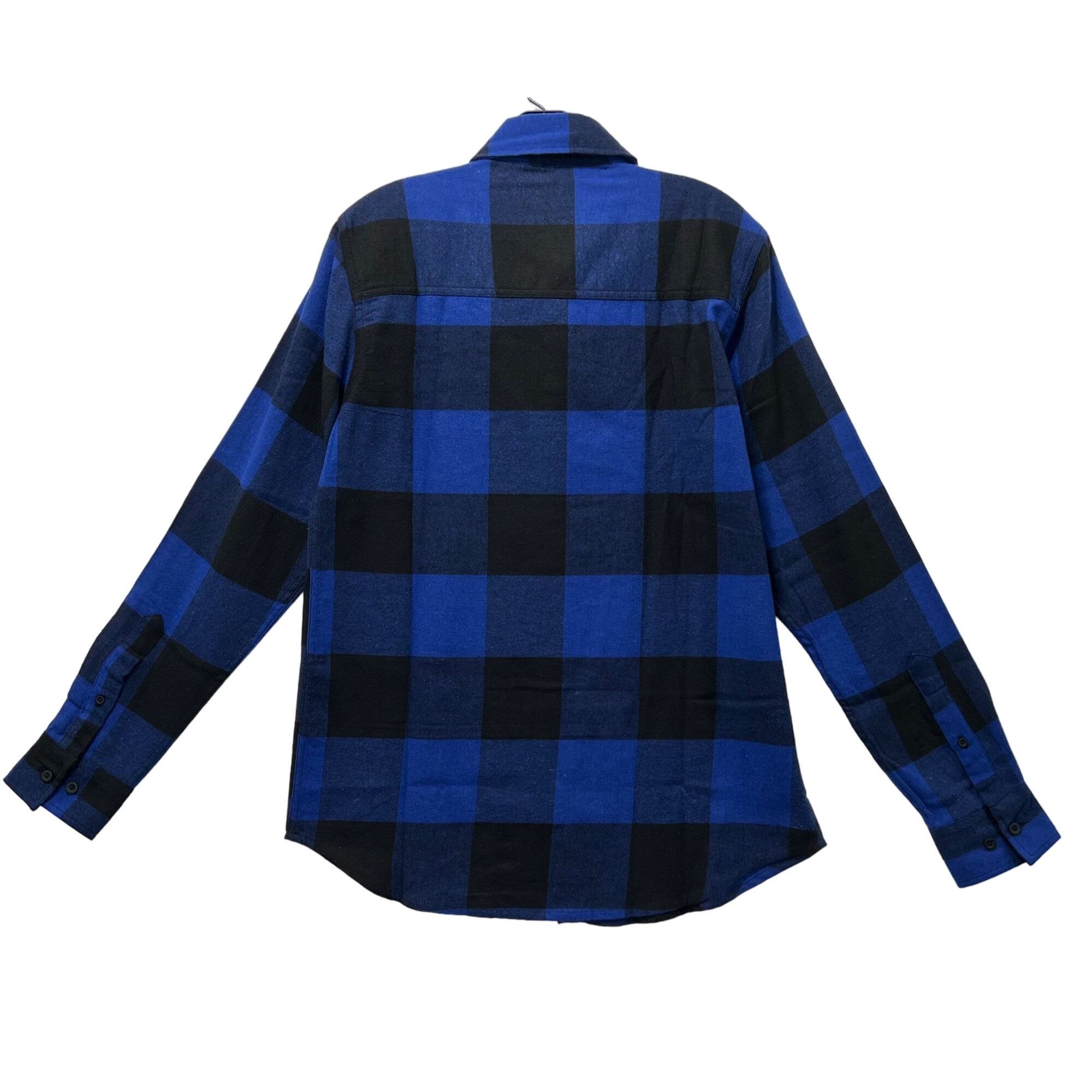 rue21 Rue 21 - Men Long Sleeve Plaid Shirt - Blue/Black - Small Size US S / EU 44-46 / 1 - 2 Thumbnail