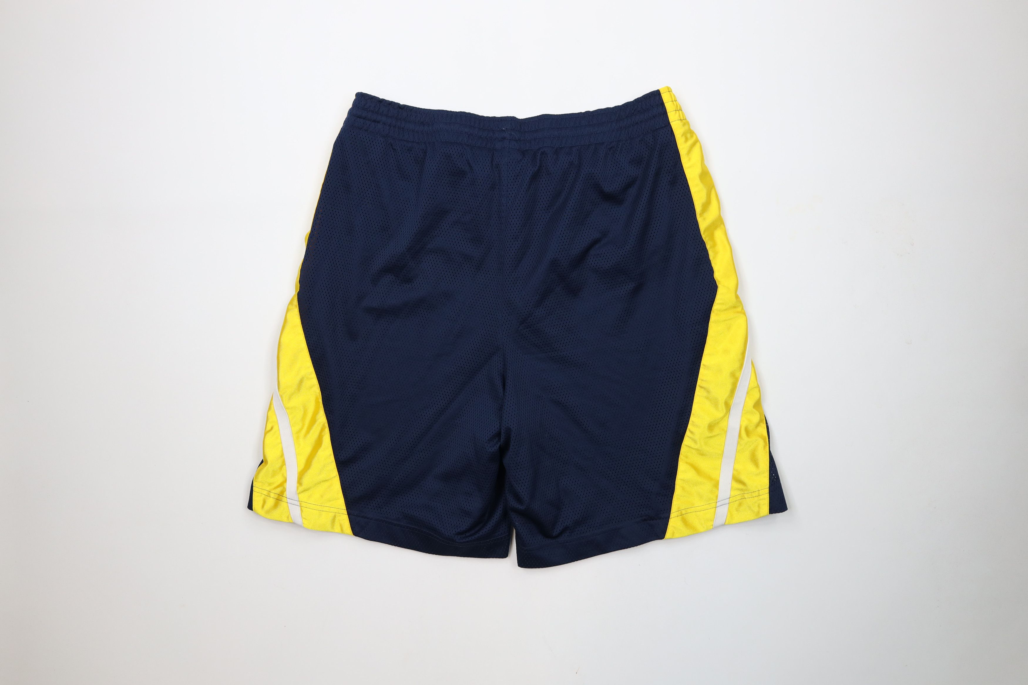 Nike × Vintage Vintage 90s Y2K Nike Mini Swoosh Mesh Basketball Shorts Size US 34 / EU 50 - 8 Thumbnail