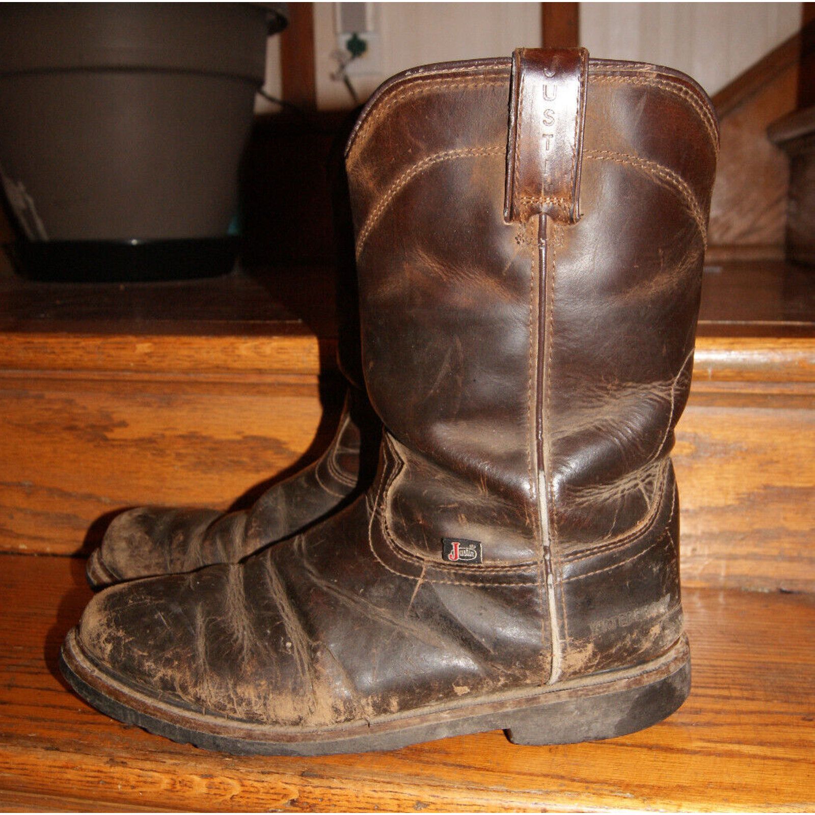 Justin Boots Justin Boots Drywall Waterproof Work Boot SE4960 11.5EE Wide Size US 11.5 / EU 44-45 - 6 Thumbnail