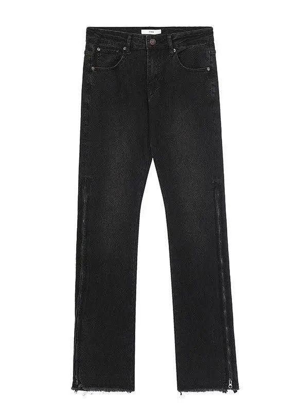 Japanese Brand × Jean Black Flared Denim Jeans Size US 30 / EU 46 - 6 Thumbnail