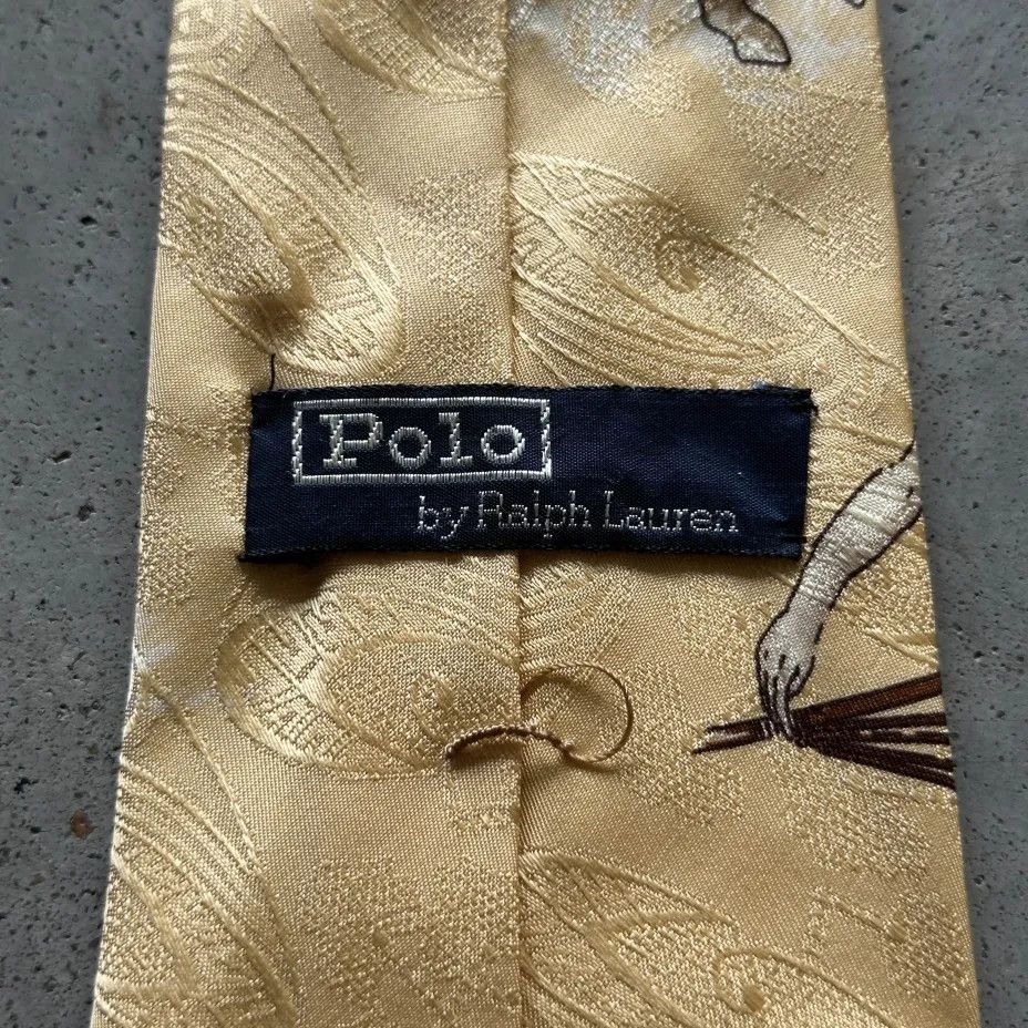Polo Ralph Lauren Vintage Polo Ralph Lauren Outdoors Sportsman Equestrian Tie Size ONE SIZE - 3 Thumbnail