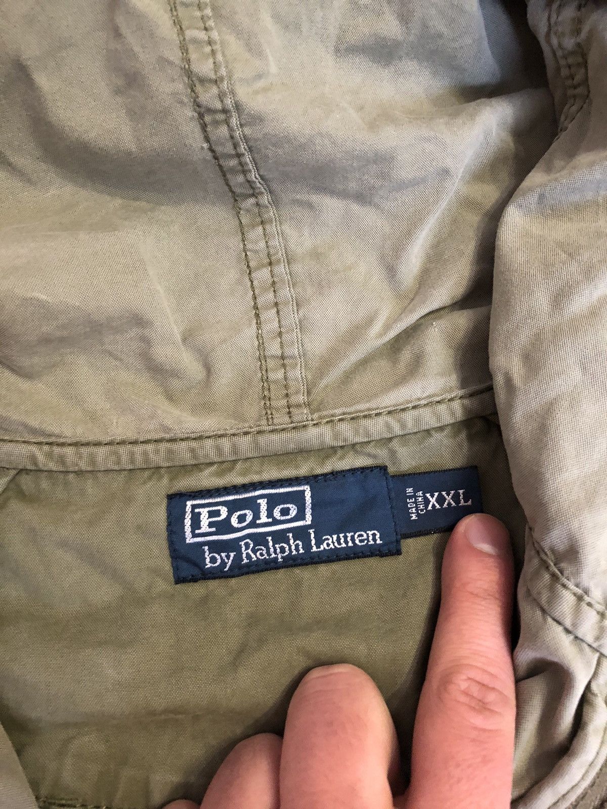 Polo Ralph Lauren × Vintage Vintage Polo Ralph Lauren Faded Distressed Military Jacket Size XXL / US 16-18 / IT 52-54 - 11 Thumbnail