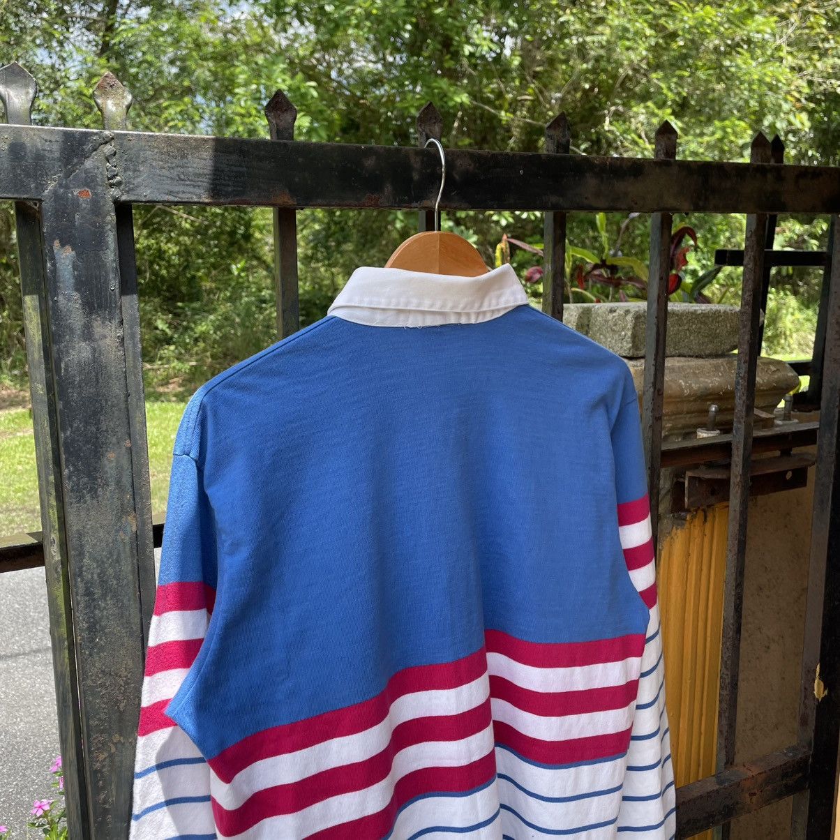 Vintage 🔥Vintage 90s Sea Palms By Hartwell Stripes Polo Rugby Shirts Size US L / EU 52-54 / 3 - 3 Thumbnail